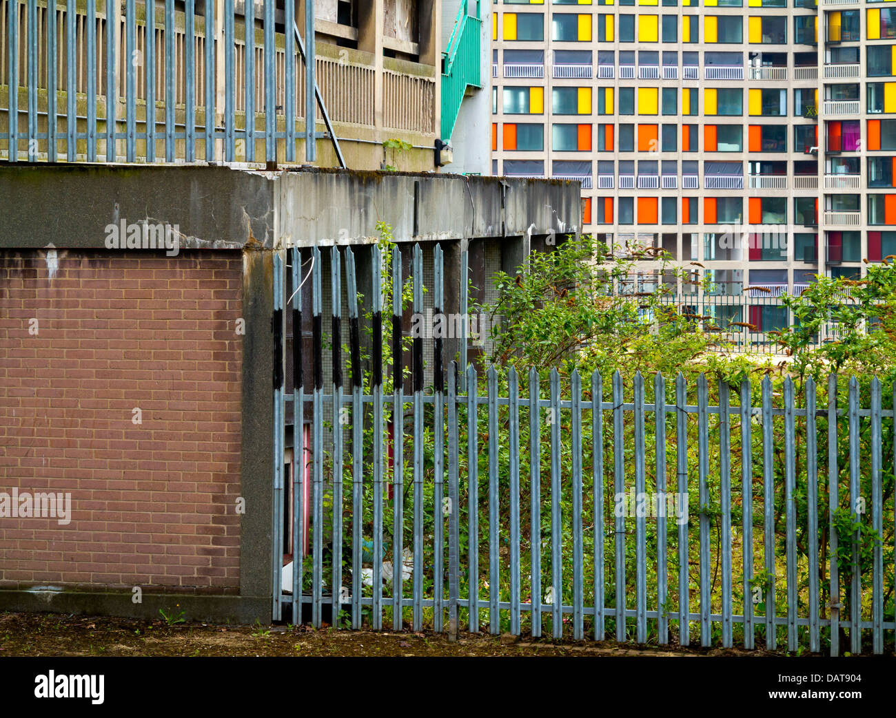 Park Hill flats Sheffield England UK a listed building opened in 1961