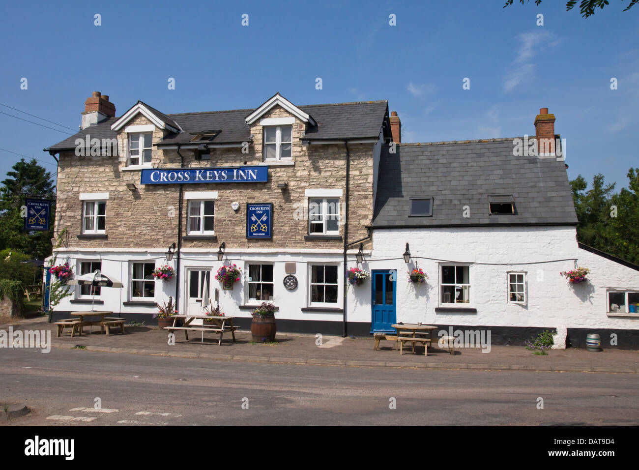 The Cross Keys Inn, Goodrich a village in the Wye Valley Herefordshire
