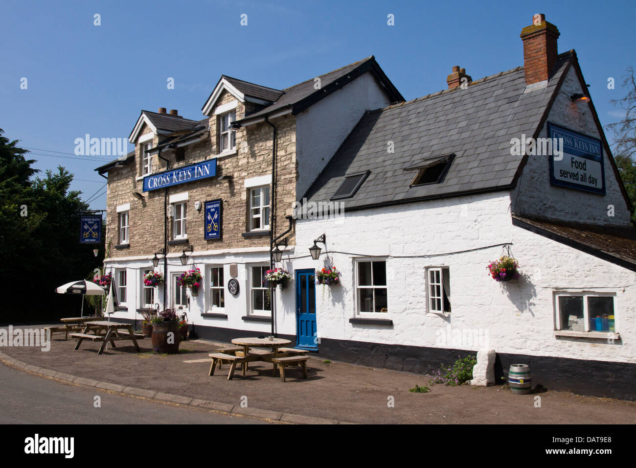 The Cross Keys Inn, Goodrich a village in the Wye Valley Herefordshire