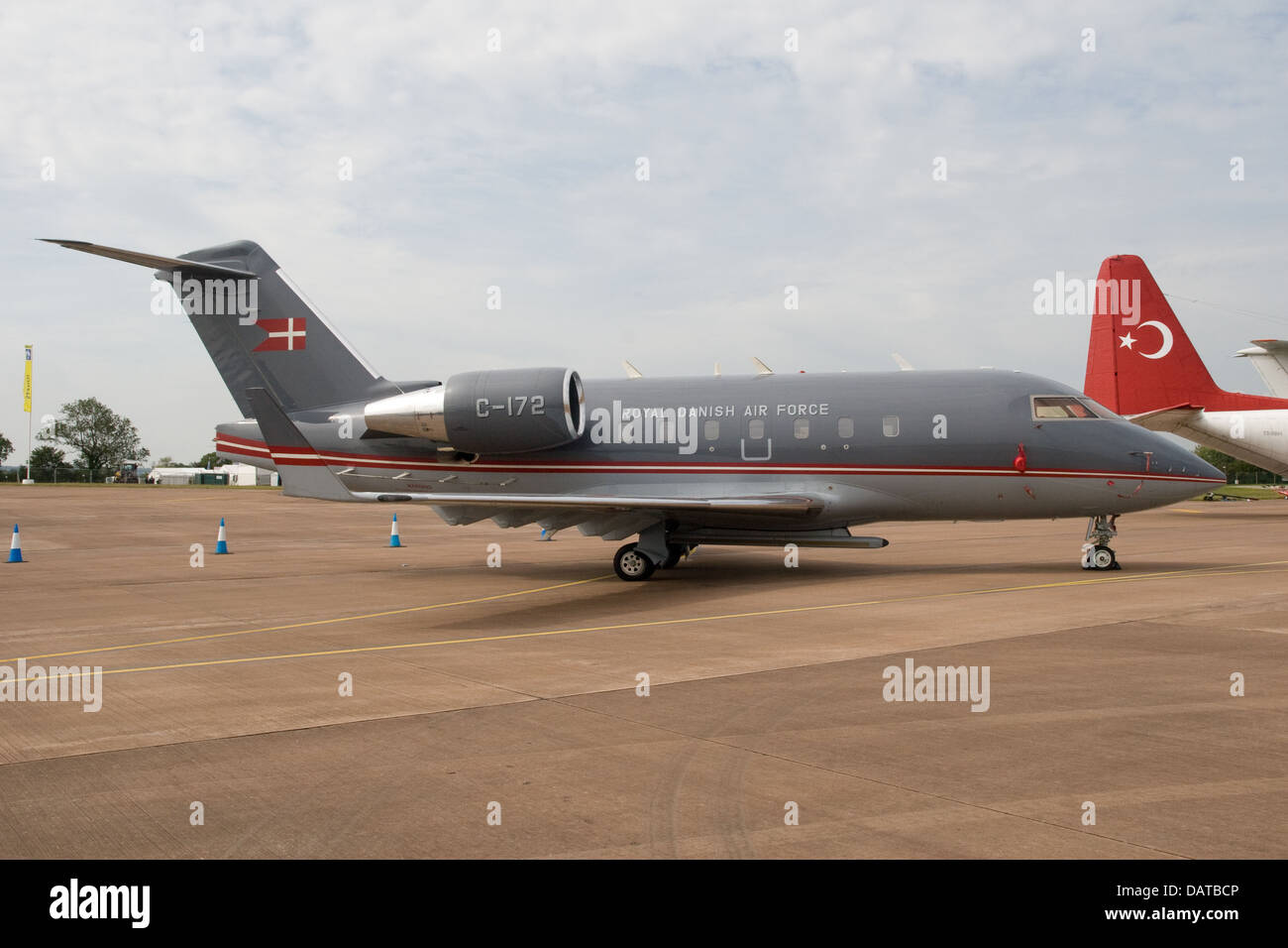 Royal Danish Air Force Business Jet at Royal International Air Tattoo Stock  Photo - Alamy