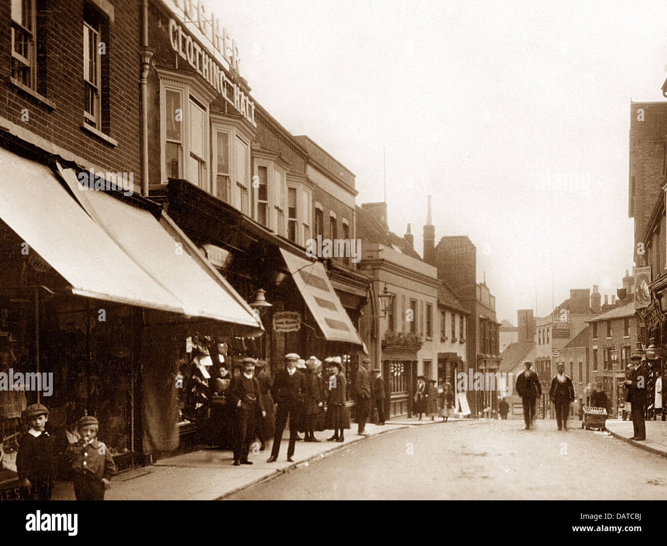 Bishop's Stortford Potter Street early 1900s Stock Photo