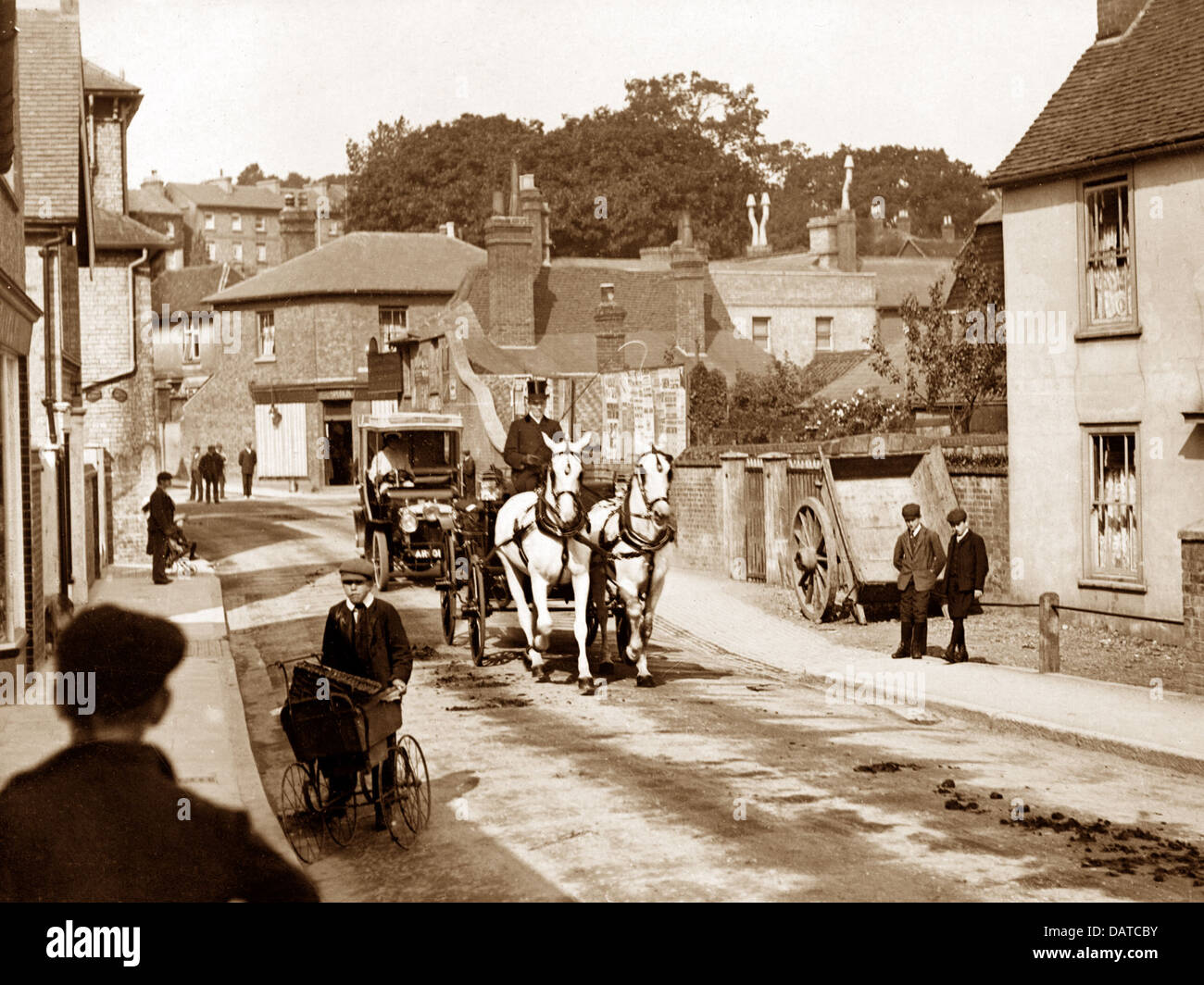 Bishop's Stortford South Street early 1900s Stock Photo
