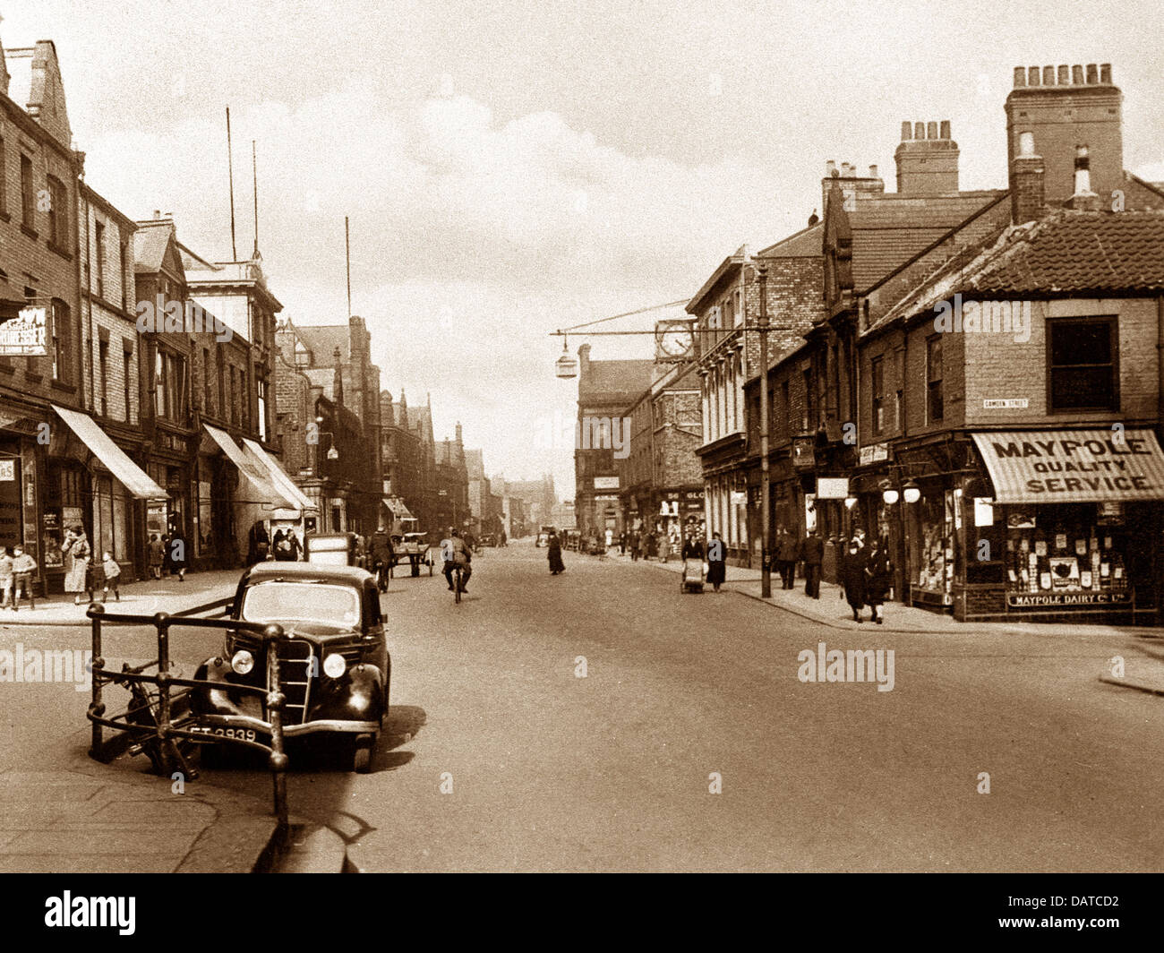 North Shields Saville Street probably 1940s Stock Photo
