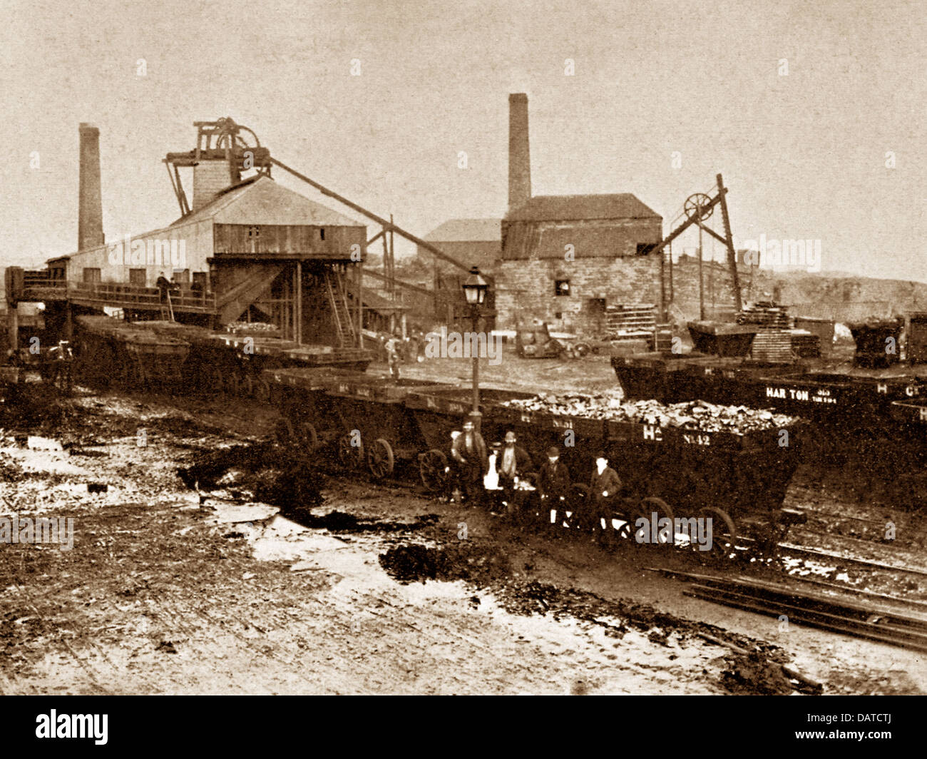 South Shields St. Hilda's Colliery early 1900s Stock Photo - Alamy