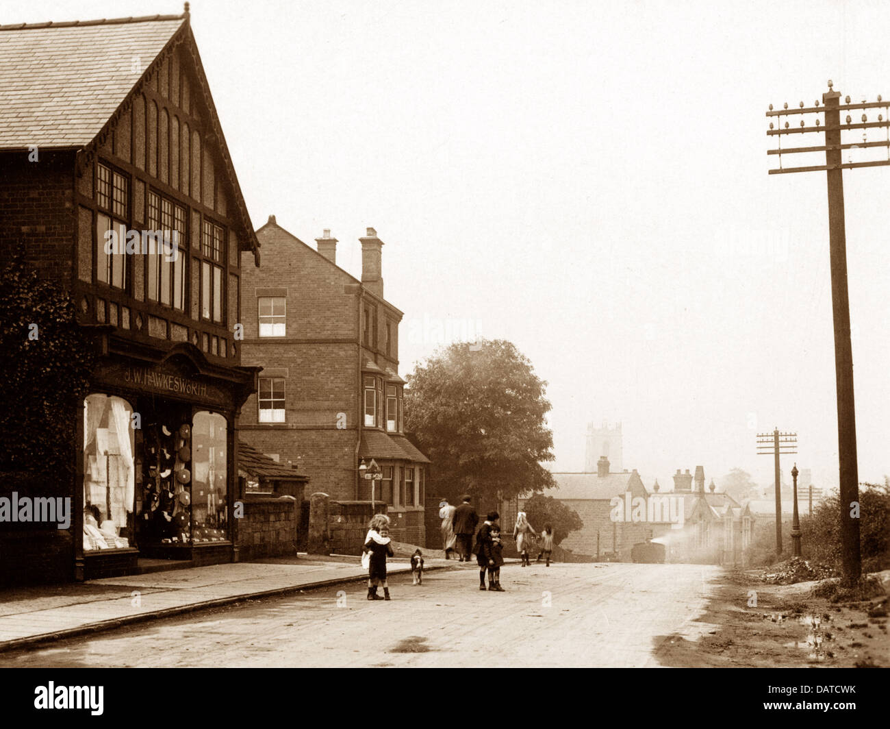 South Kirkby early 1900s Stock Photo Alamy