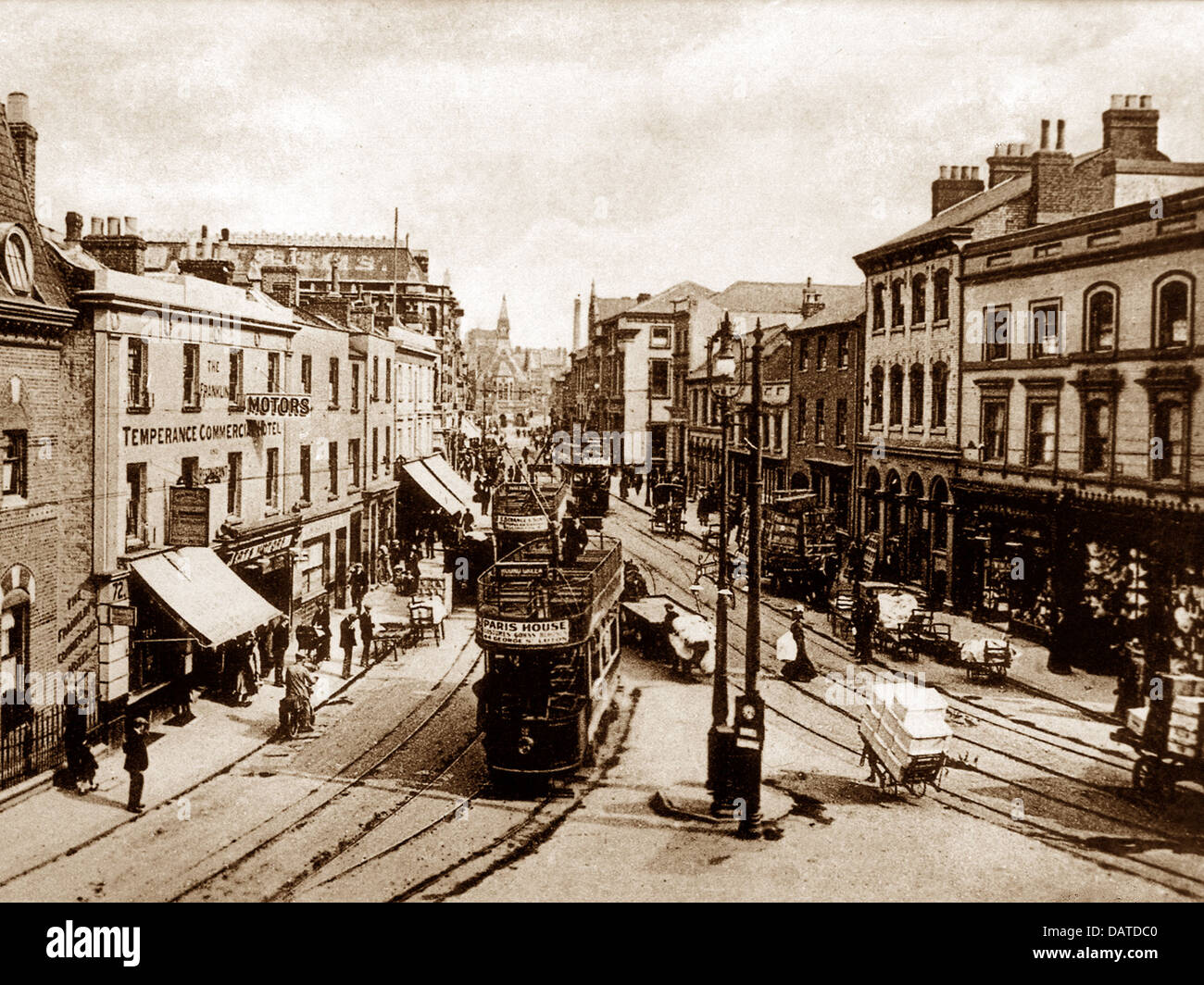 Luton Street early 1900s Stock Photo Alamy
