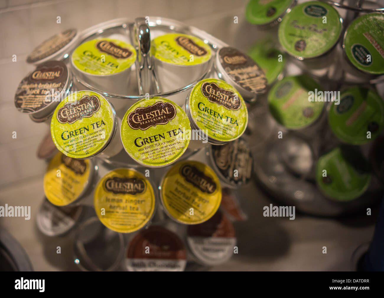 A Selection Of Keurig Coffee And Tea Pods From Celestial Seasonings Green Mountain In New York A Selection Of Keurig Coffee And Tea Pods From Celestial Seasonings Green Mountain In New York