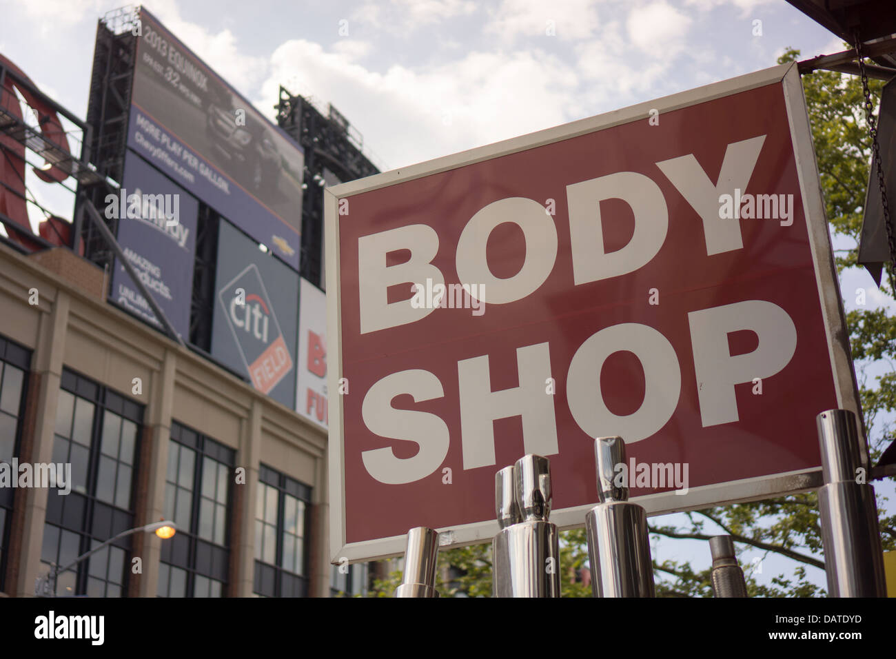 In the shadow of Citi Field the automobile repair shops of Willets