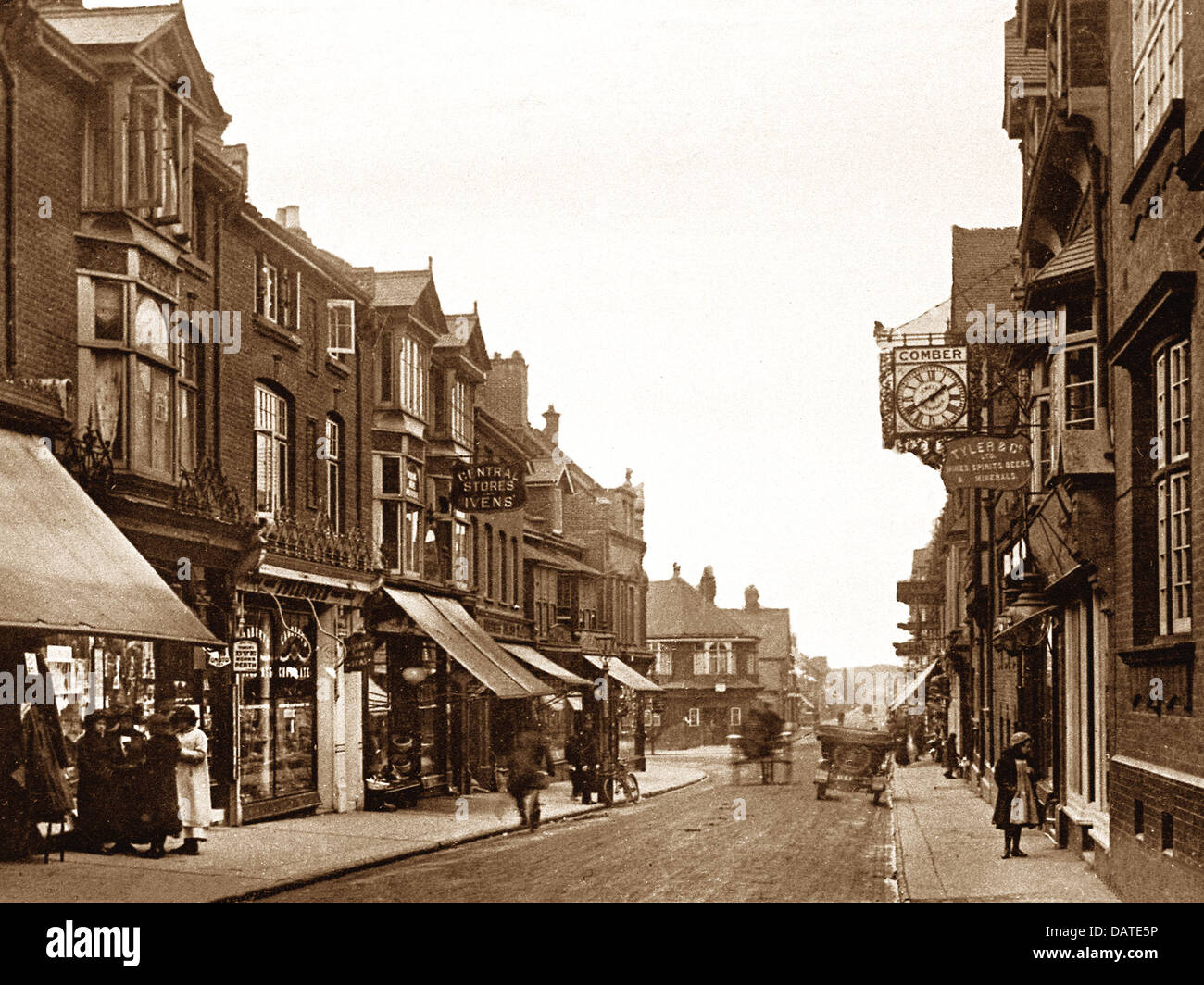Woking Chertsey Road early 1900s Stock Photo Alamy