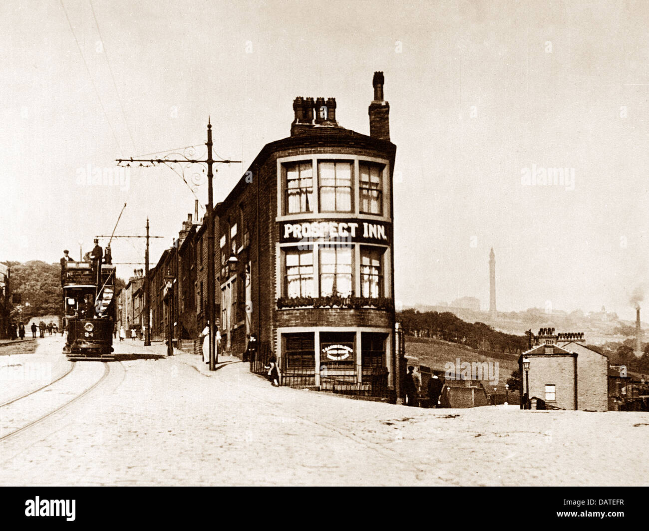 Sowerby Bridge Bolton Brow early 1900s Stock Photo