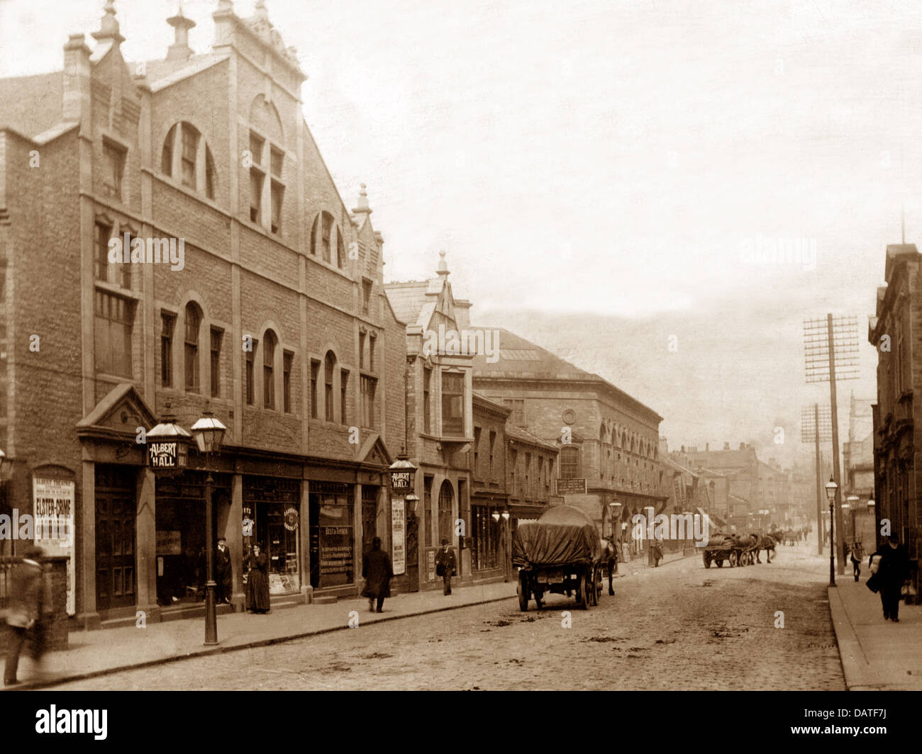 Brighouse Huddersfield Road early 1900s Stock Photo Alamy