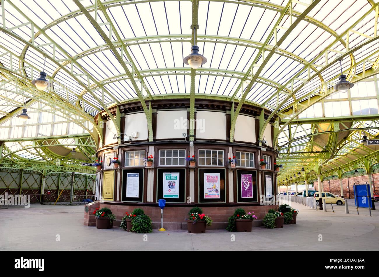 Wemyss Bay train station and ferry terminal, Inverclyde, Scotland, UK, Europe Stock Photo