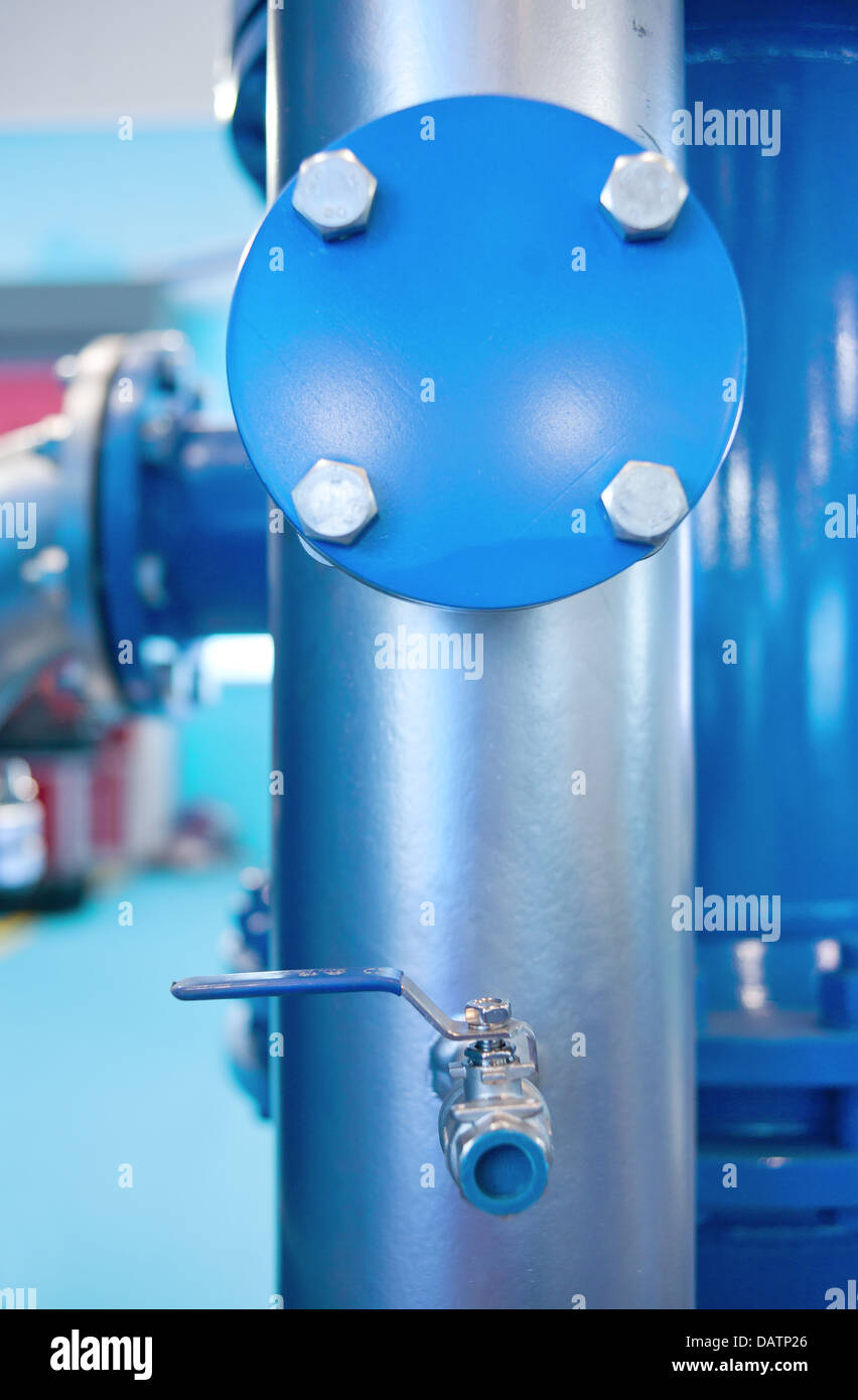 Pipe fittings, valves Stock Photo Alamy