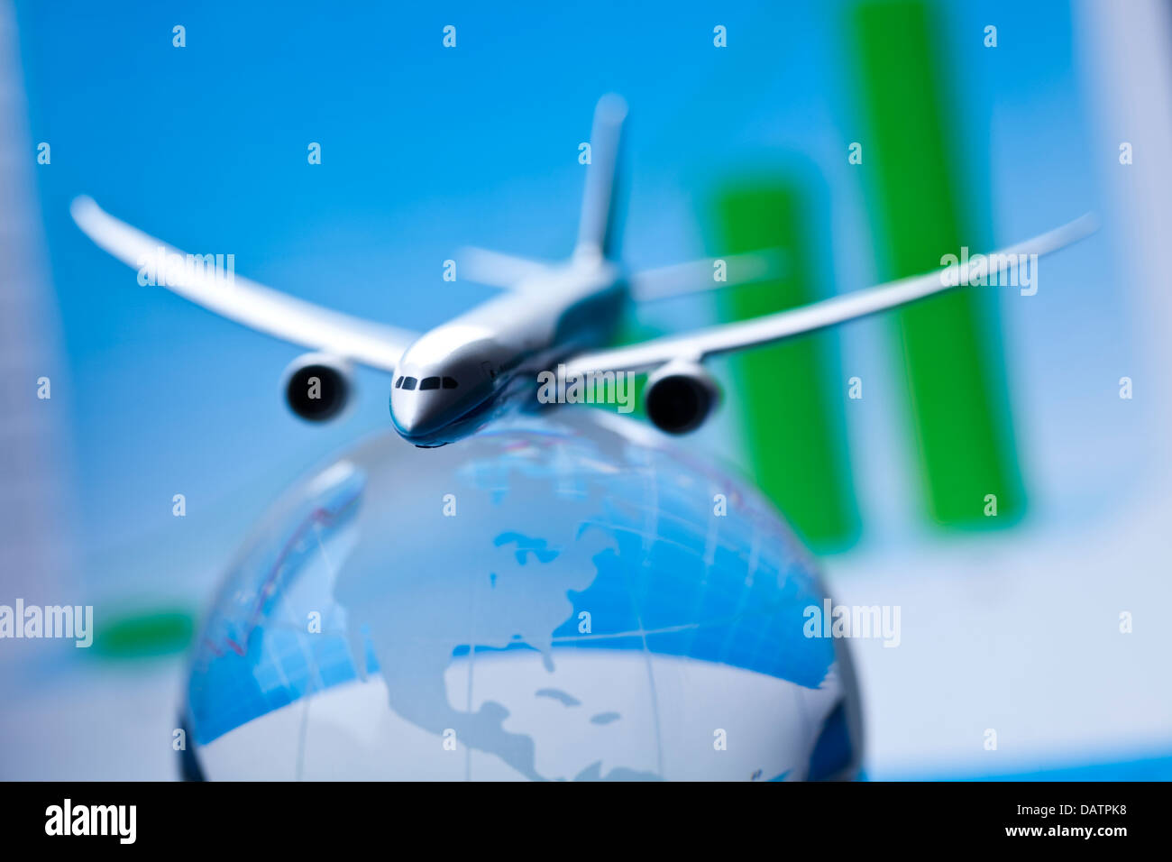 Flight around the world Stock Photo - Alamy