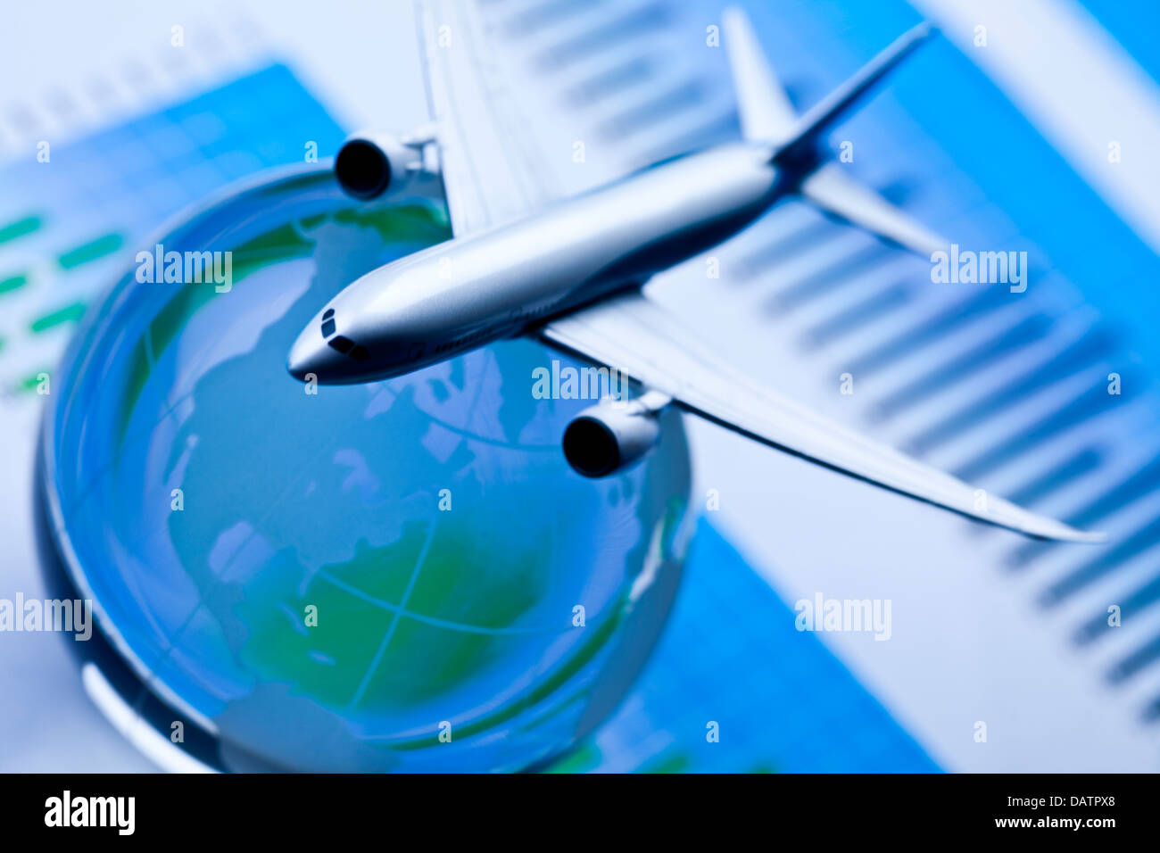 Flight around the world Stock Photo - Alamy