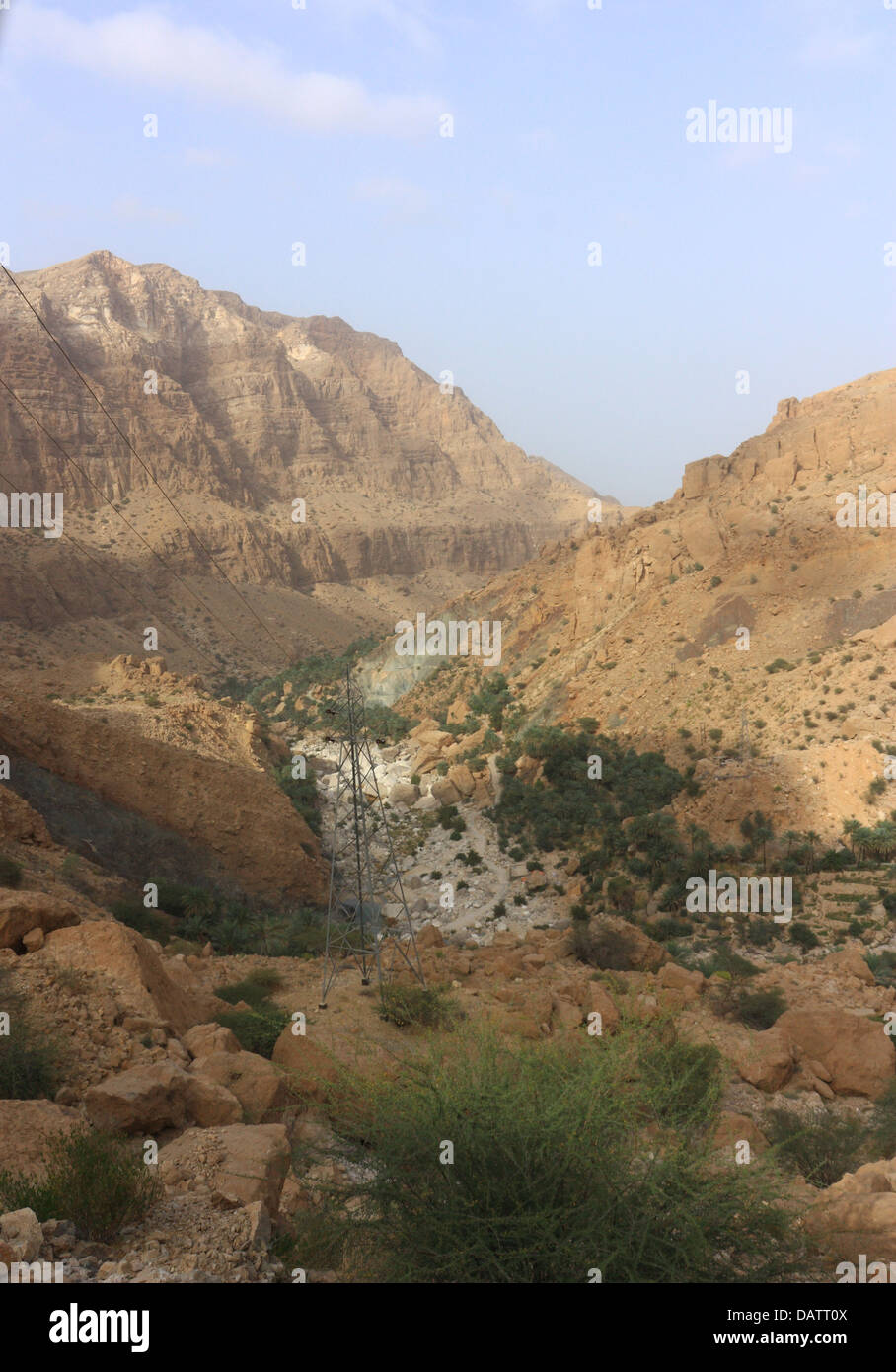 Wadi Tiwi Oman Stock Photo