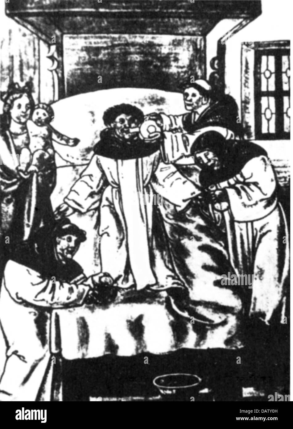 medicine,anesthesia,administration of alcohol as anaesthetic in a