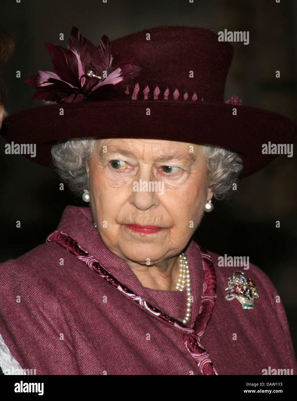 Britain's Queen Elizabeth II is pictured in The Hague, Netherlands, 05