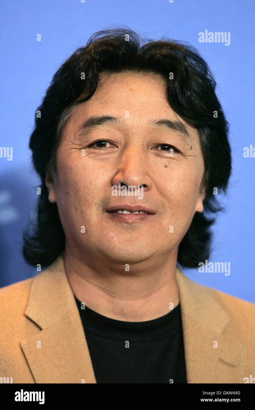 Mongolian actor Bat-ulzii Osor poses during the photo call for the film  'Desert Dream' at