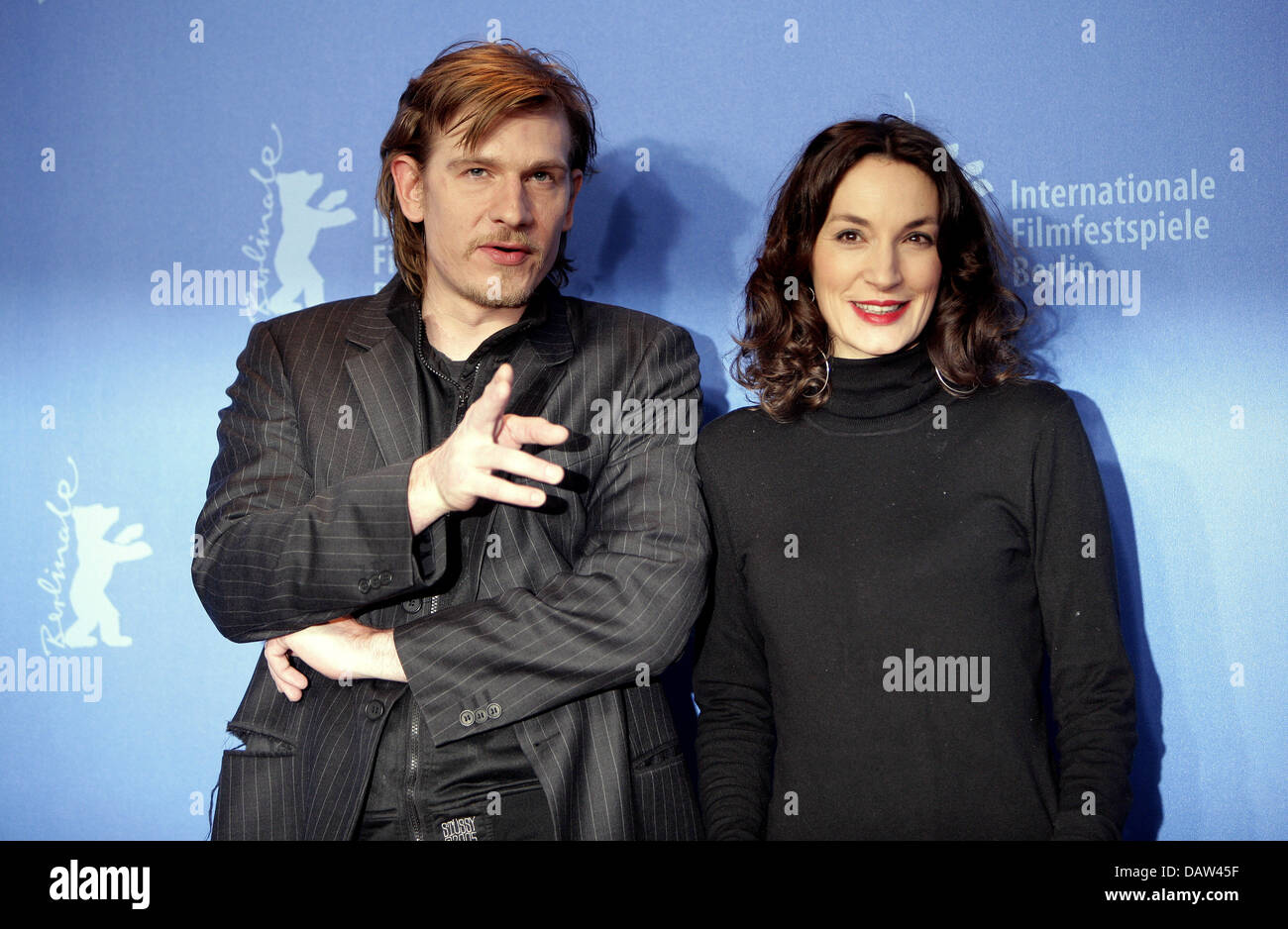 French Actror Guillaume Depardieu Gerard Depardieu S Son And His Colleague Jeanne Balibar Are Pictured At A Photo Call For The Film Ne Touchez Pas La Hache Don T Touch The Axe At The
