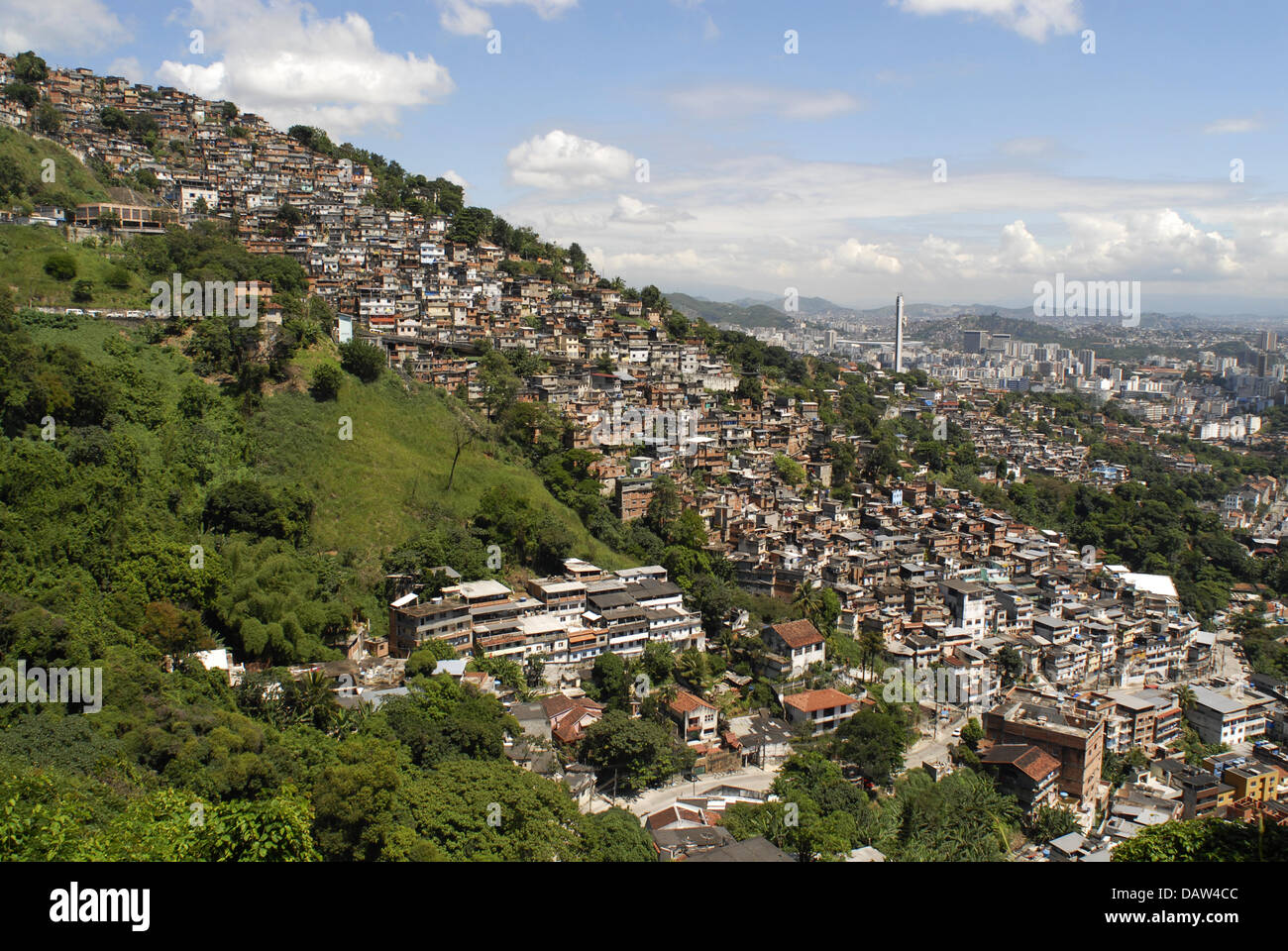 Human interest hum social issues soi tourism_and_leisure slum hill favela brazil hires stock