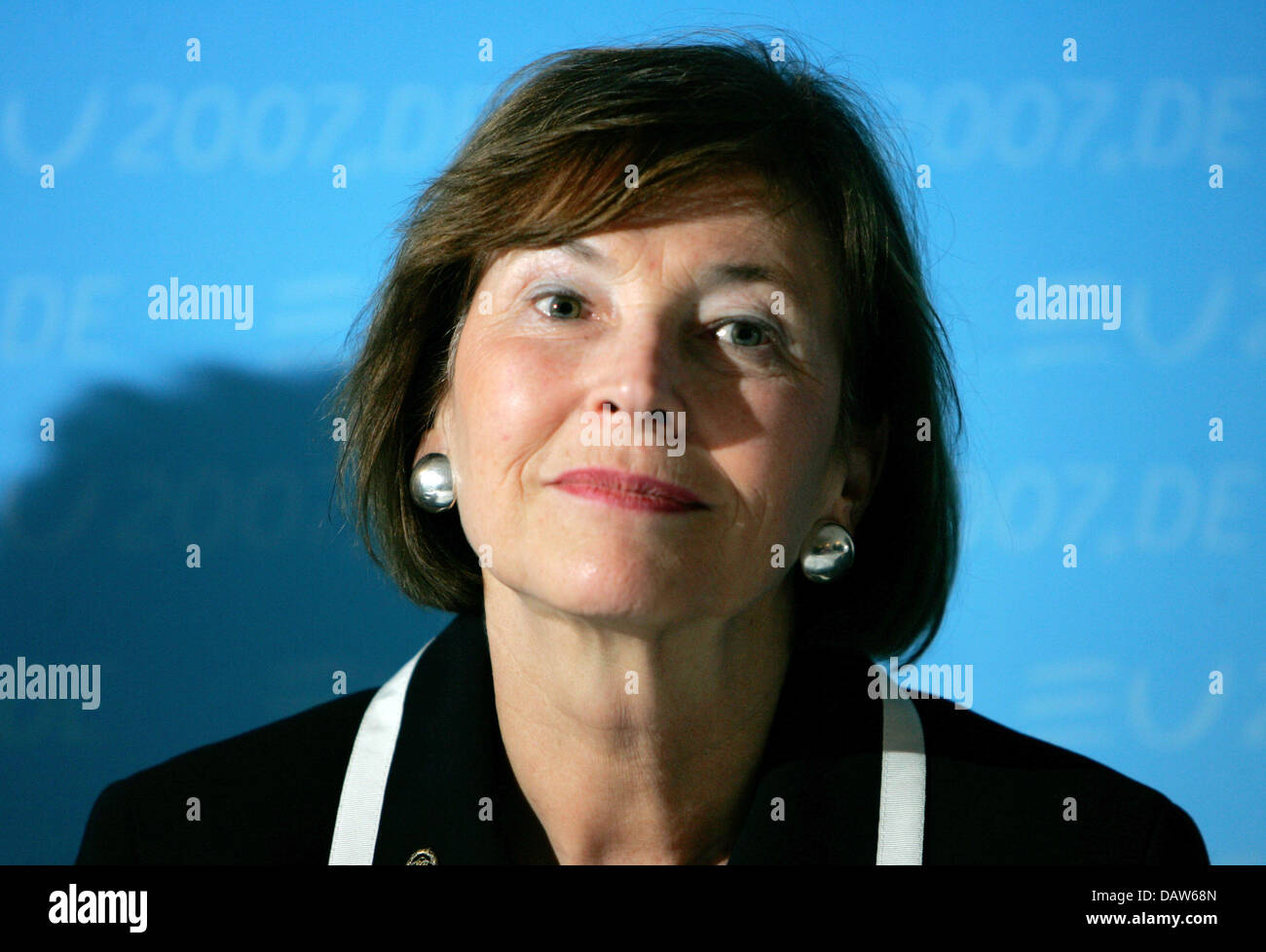 Eva Luise Koehler, wife of German Presidenrt Horst Koehler, pictured at ...