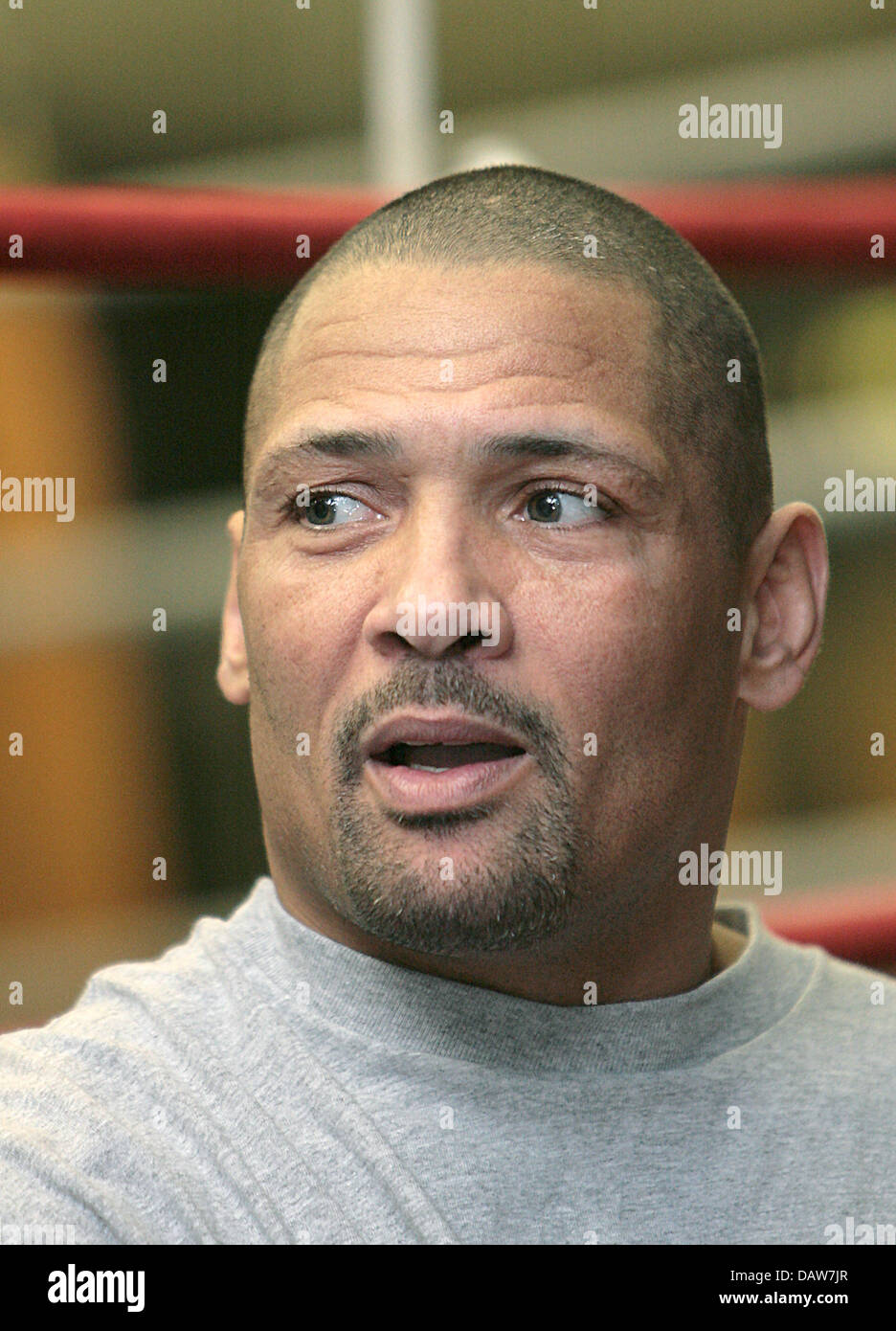 The US Cruiserweight World Champion Virgil Hill is pictured during his