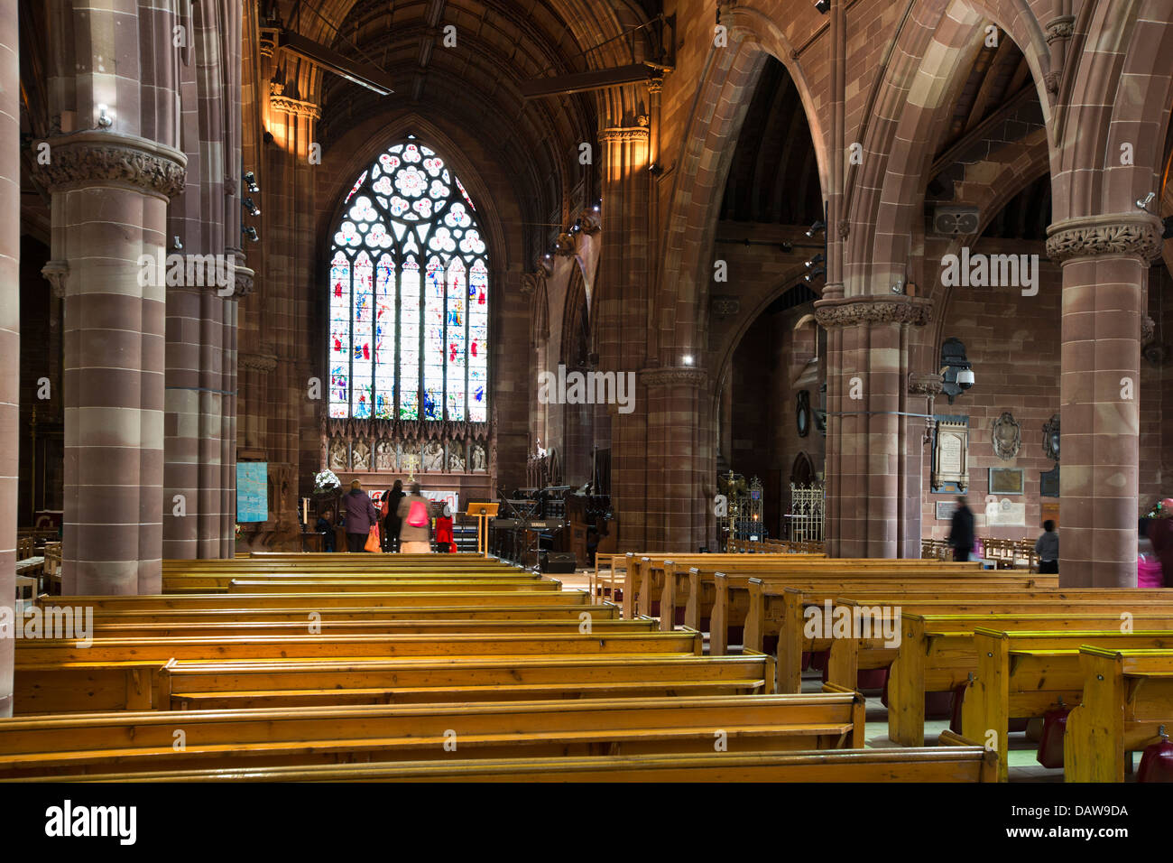 UK, England, Birmingham, St Martin in the Bullring church interior