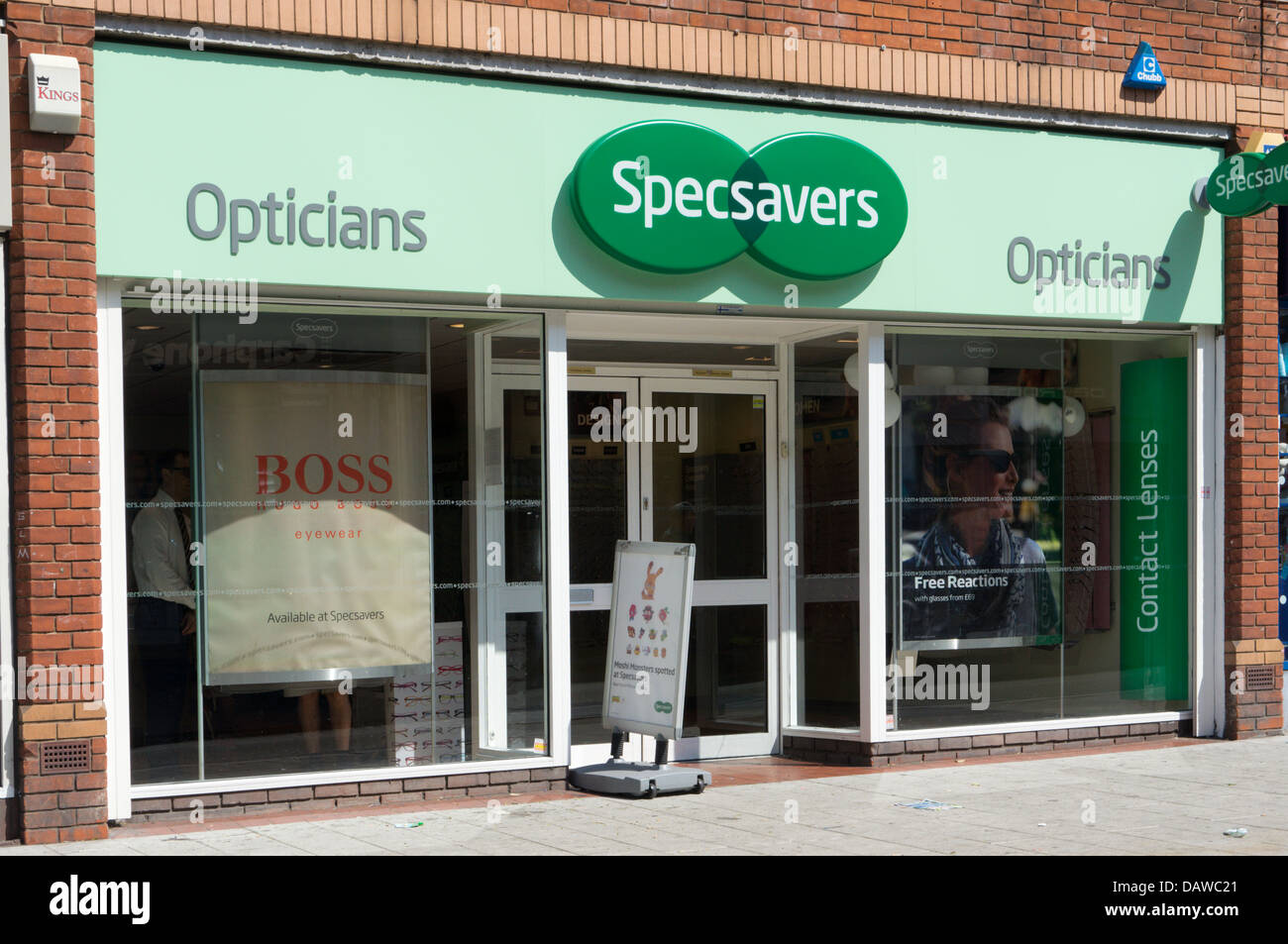 A branch of Specsavers opticians. Stock Photo