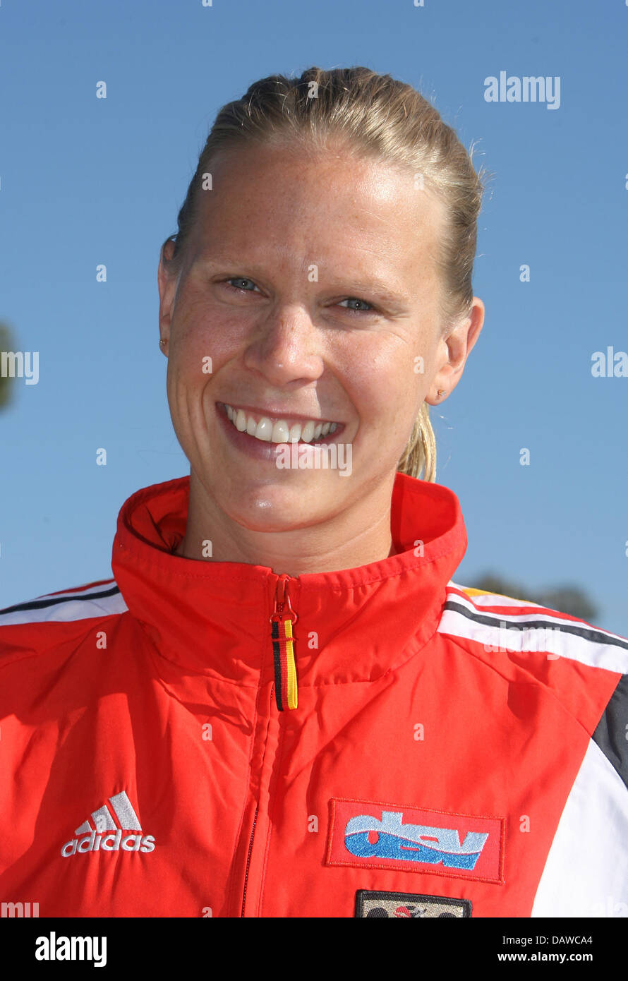 German swimmer Anne Poleska, pictured at the 12th FINA swimming World