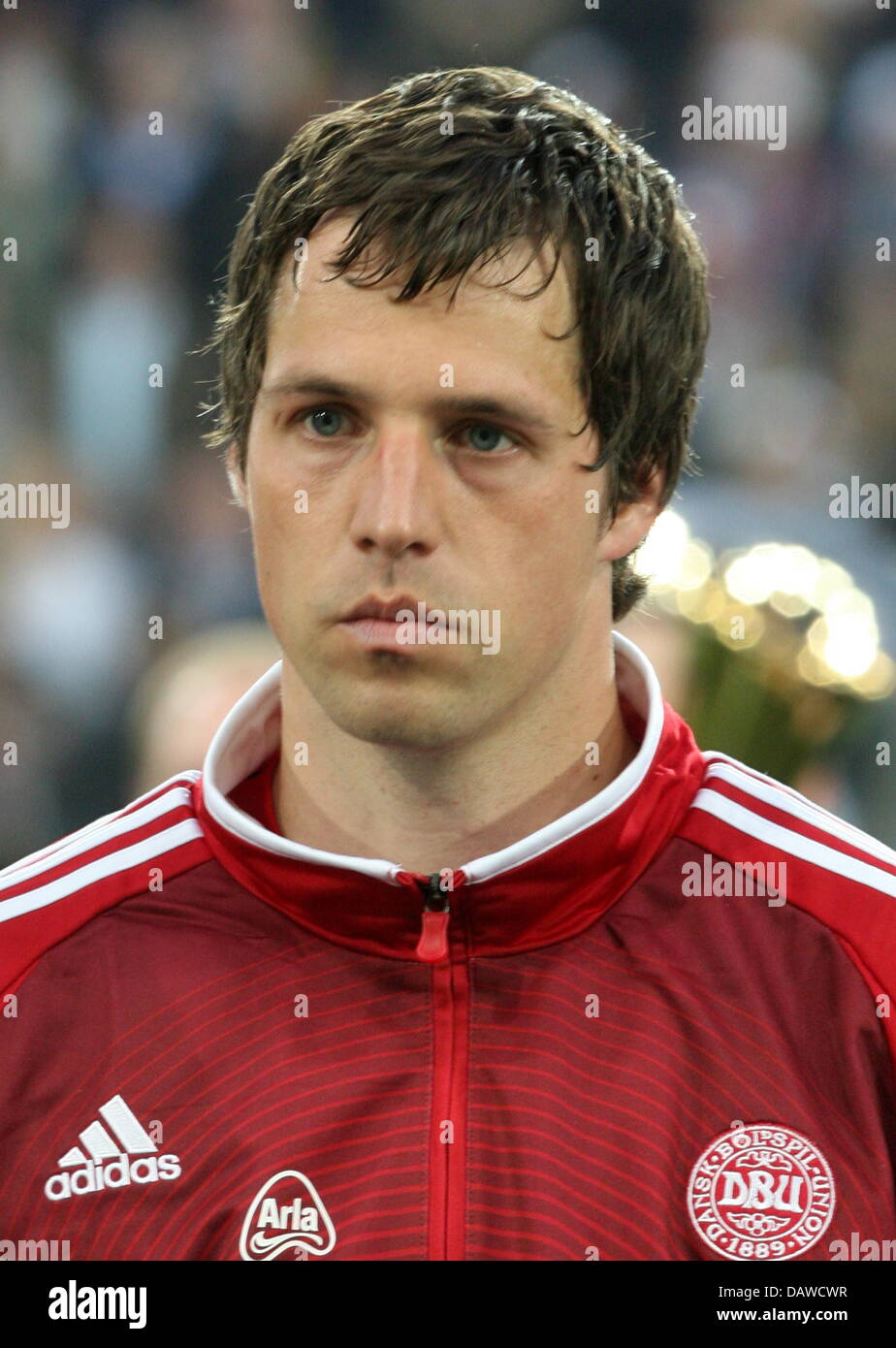 Danish international Thomas Soerensen pictured before the test cap Germany v Denmark at the MSV Arena stadium of Duisburg, Germany, Wednesday, 28 March 2007. Denmark defeated Germany 0-1. Photo: Franz-Peter Tschauner Stock Photo