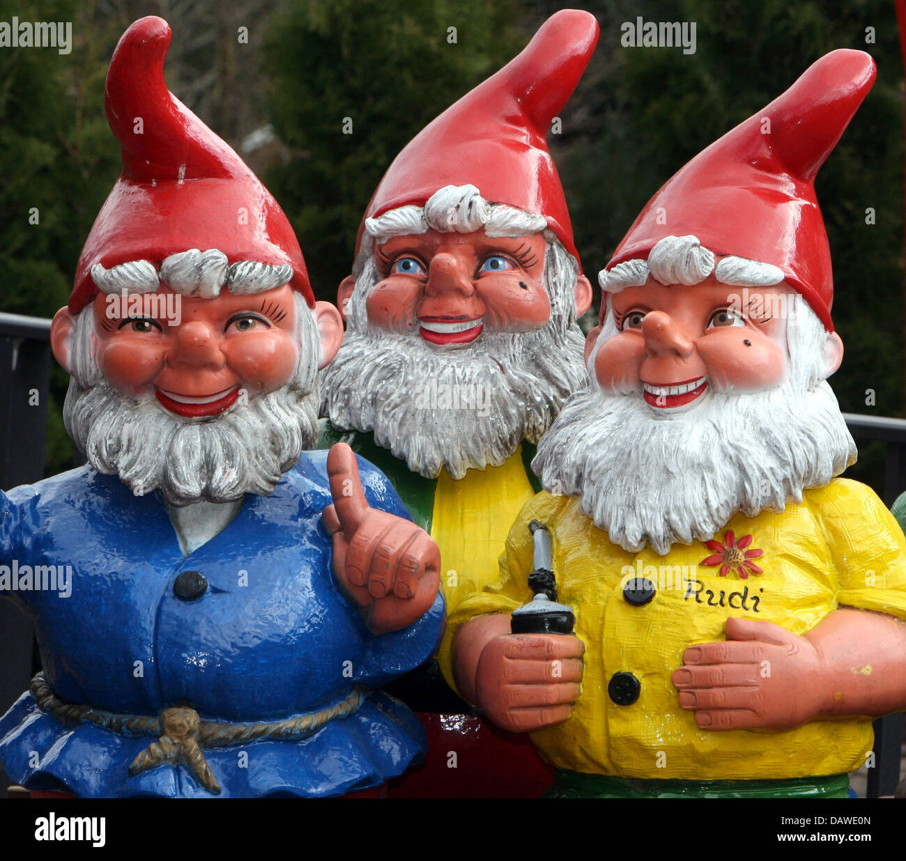 Garden Gnomes are on display at the Garden Gnome Park in Trusetal, Germany,  Wednesday 04 April 2007. Good Friday marks the seasonal opening of the park  whose 2,000 garden gnomes attract a