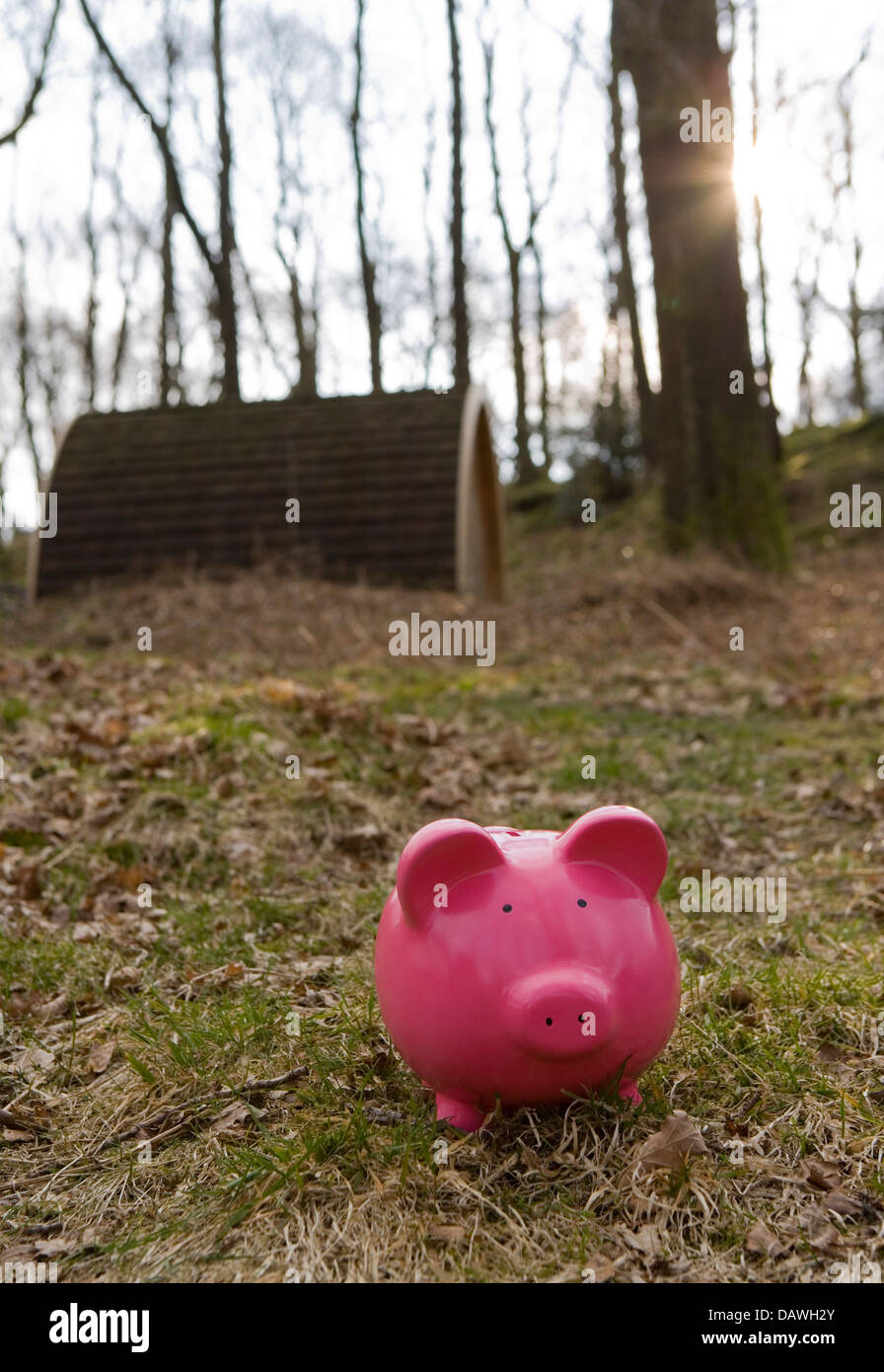 Saving money holidaying in England Stock Photo