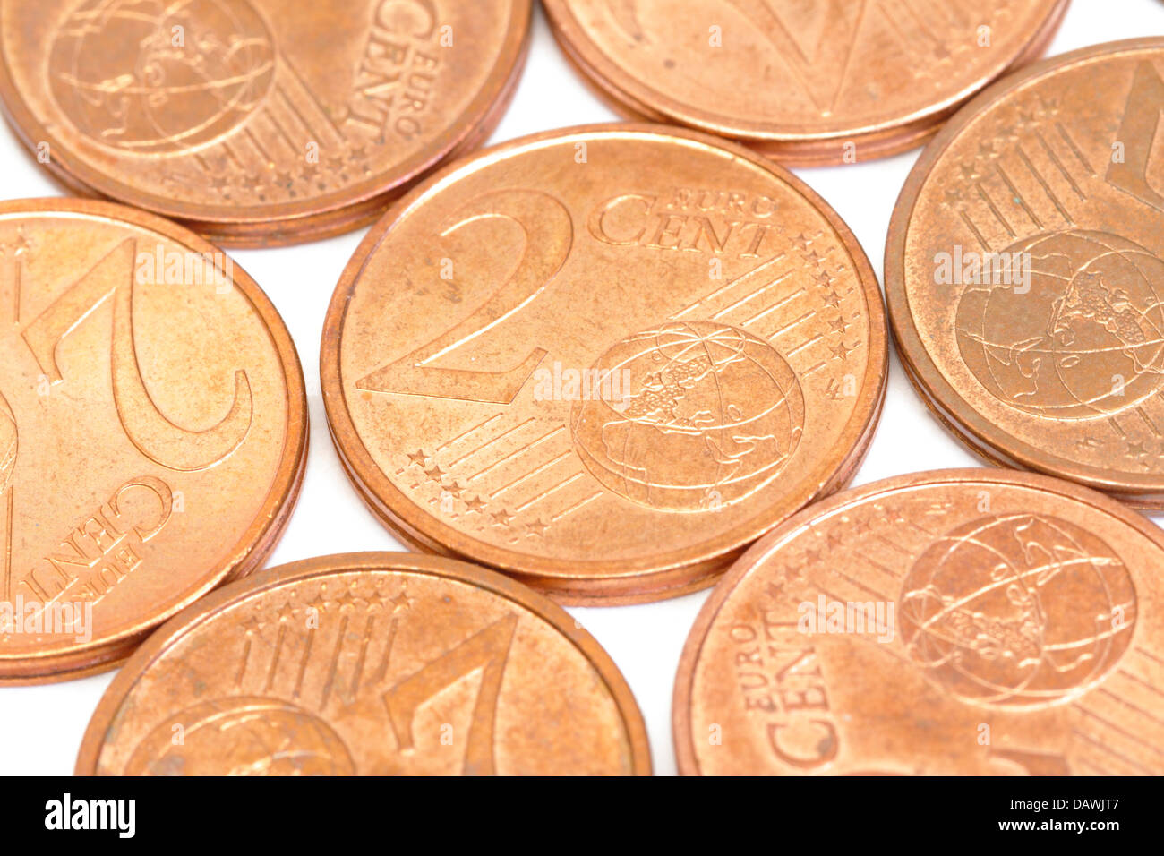 Euro coins closeup as background Stock Photo - Alamy
