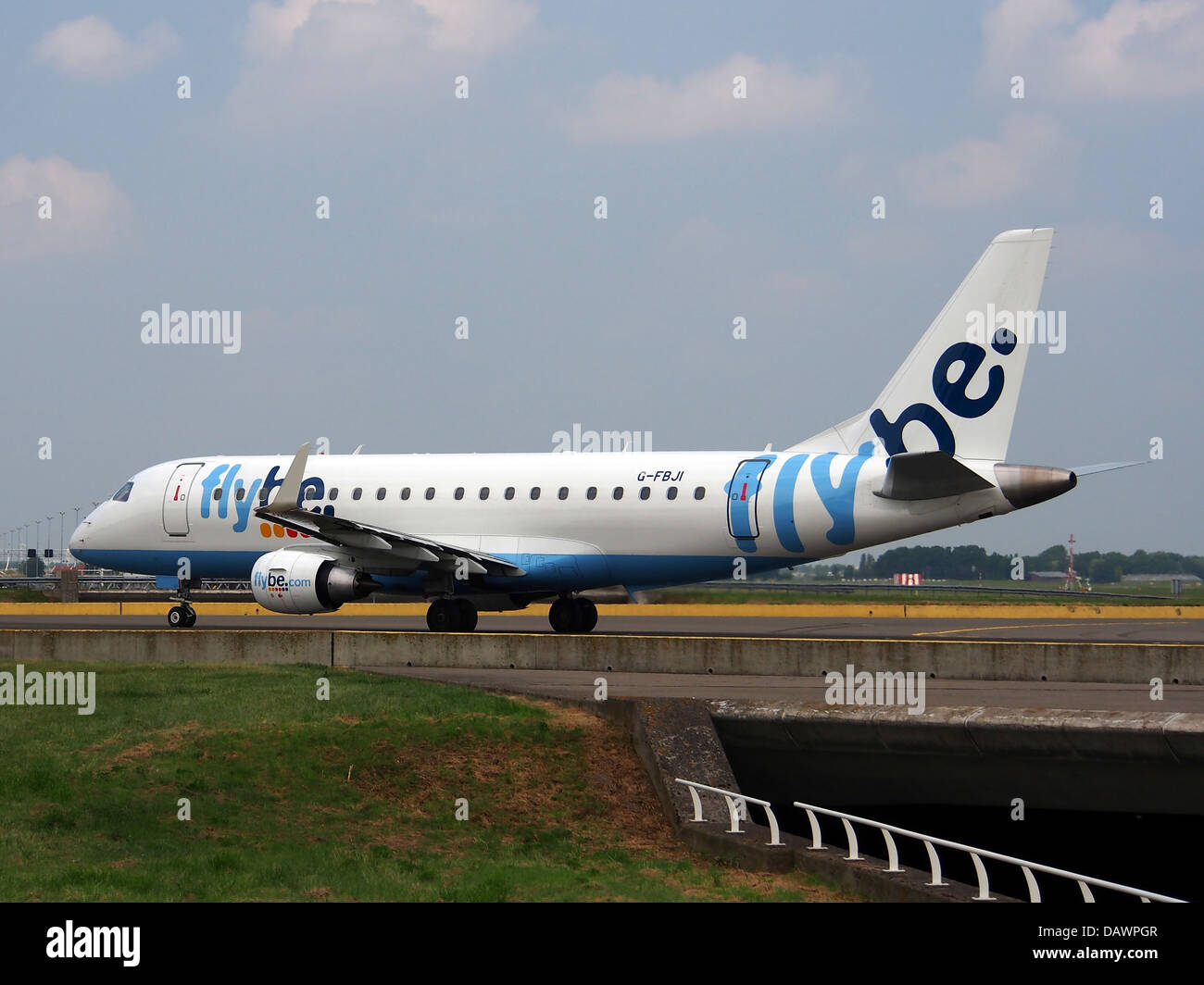 The Flybe Embraer ERJ-175STD (ERJ-170-200), registration G-FBJI, is a ...
