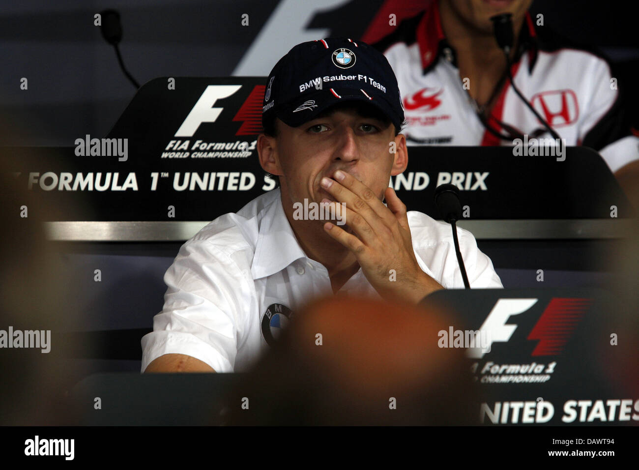 Polish Formula One driver Robert Kubica of BMW Sauber pictured during a