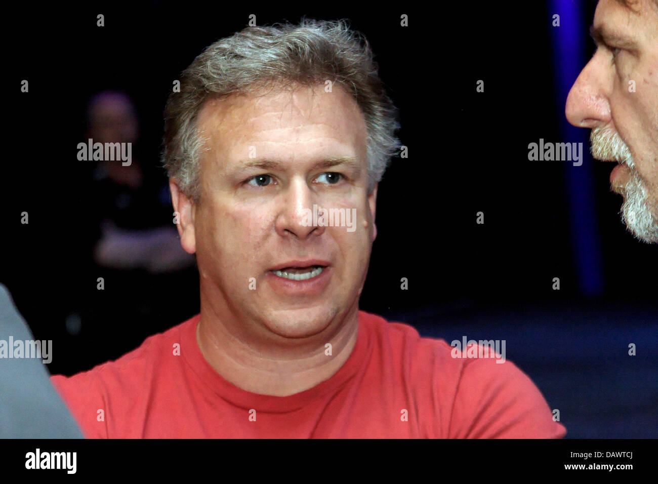 Apple martketing VP Phil Schiller pictured at the Worldwide Developers Conference (WWDC) in San Francisco, CA, United States, 11 June 2007. With the new browser Apple wants to underline the success of its application 'iTunes' on Windows-based computer systems and expand Apple's invasion of Windows-based computers. A beta version of 'Safari' is launched to convince Windows users of  Stock Photo
