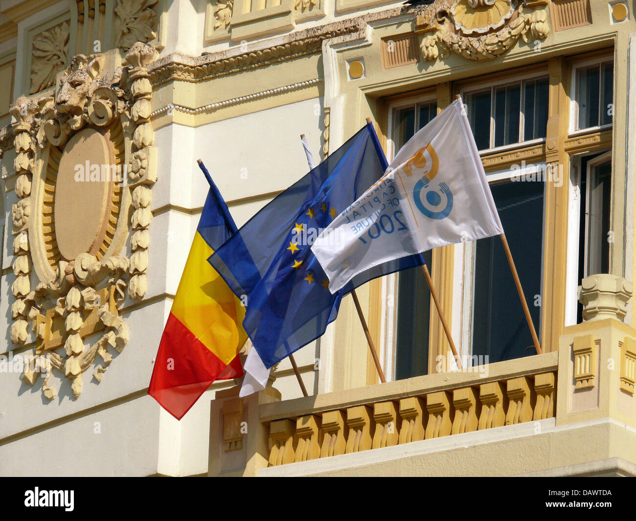 Arts Culture Entertainment Ace Culture Flags Romania Stock Photos