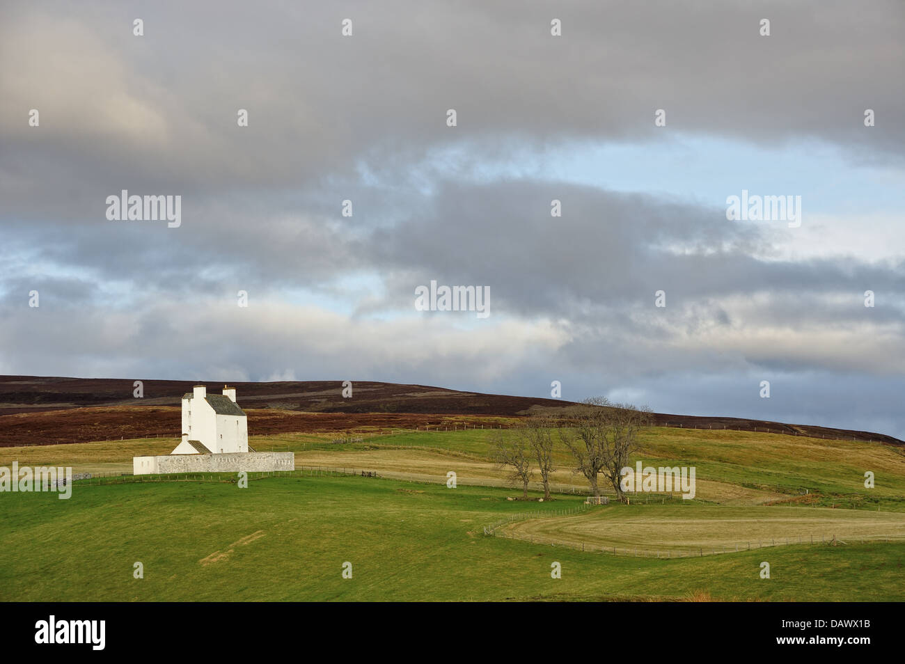 Corgarff Castle, upper Donside, Aberdeenshire, Scotland Stock Photo