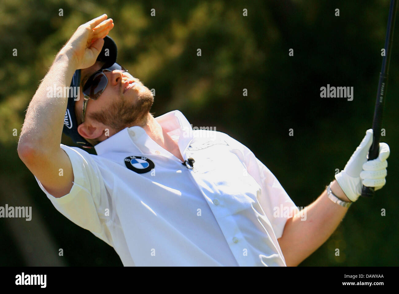 German Formula One pilot Nick Heidfeld of BMW Sauber team is pictured on a golf course near Valencia, Spain, Wednesday, 09 May 2007. Heidfeld participates in the BMW Sports Challenge with golfing and sailing. The Spanish Grand Prix takes place near Barcelona from 12 to 13 May. Photo: Jens Buettner Stock Photo