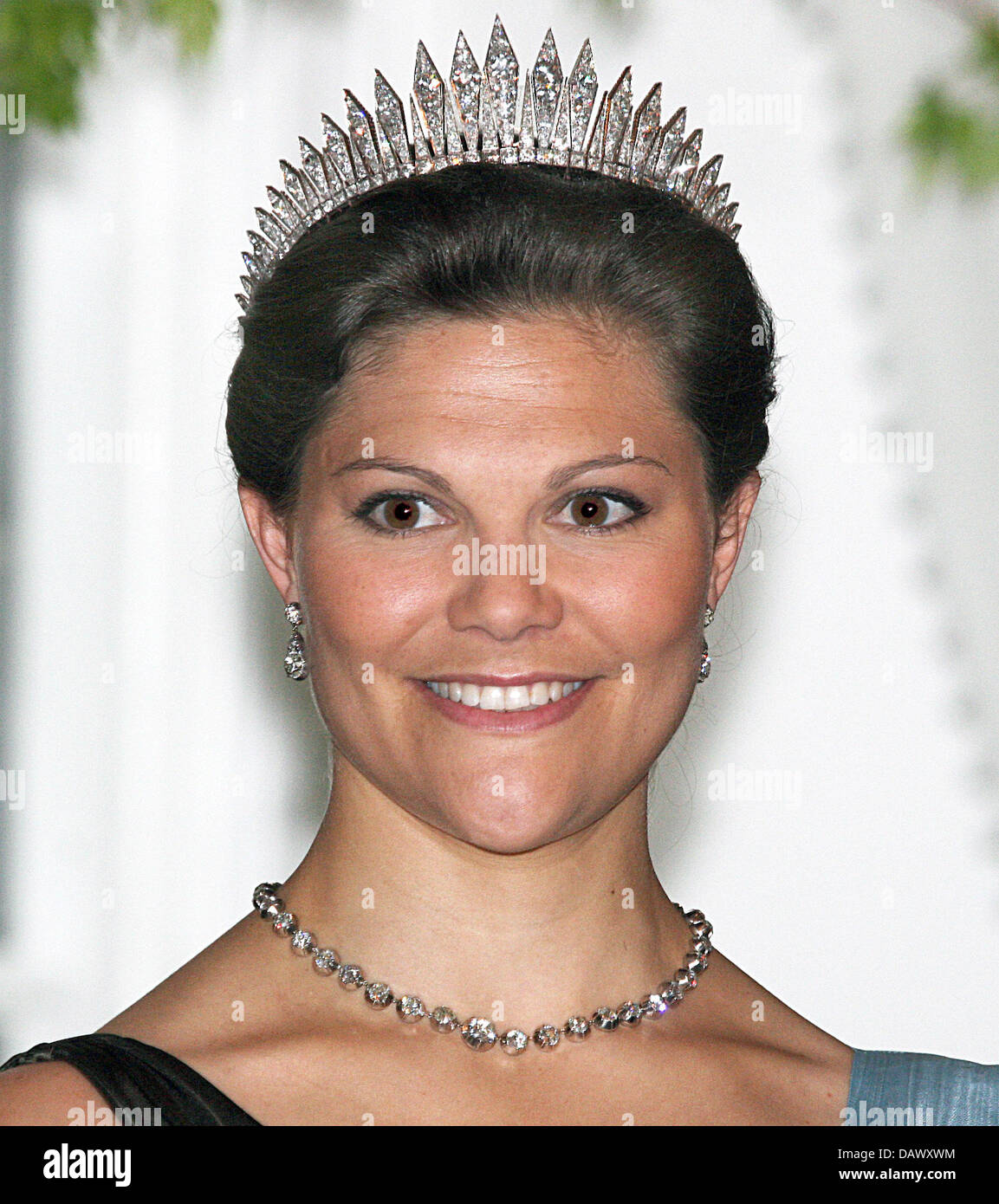 Crown Princess Victoria of Sweden is pictured during a visit on the island  Malmoe, Denmark, Friday, 11 May 2007. The Swedish royal family is on a  three-day visit in Denmark. Photo: RoyalPress/Nieboer (, image size:1153x1390