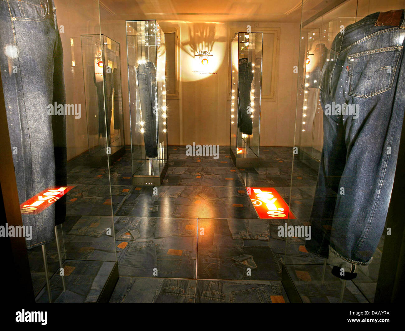 The Picture Shows The Exhibition At Levi Strauss Museum In Stock Photo Alamy