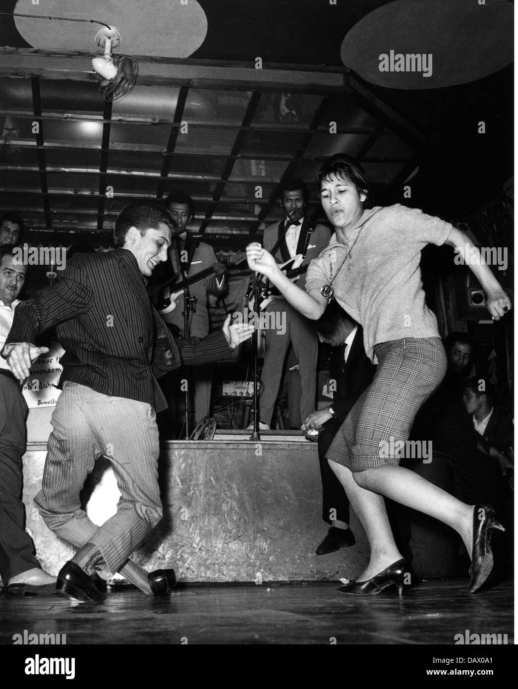 dance, twist, 'Havanna Bar', Munich, 1969, Additional-Rights-Clearences-Not Available Stock Photo