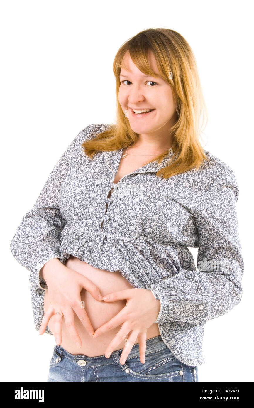 pregnant woman Stock Photo