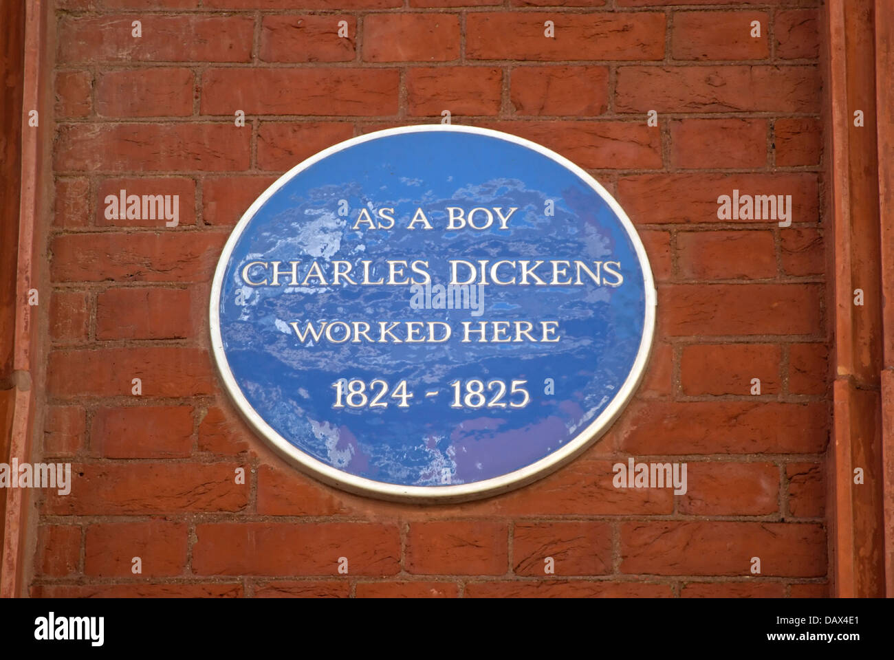 Blue plaque charles dickens hires stock photography and images Alamy