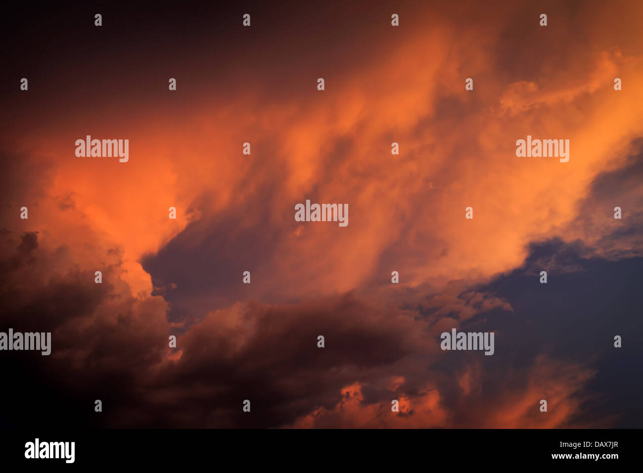 Sunset sky background Stock Photo - Alamy