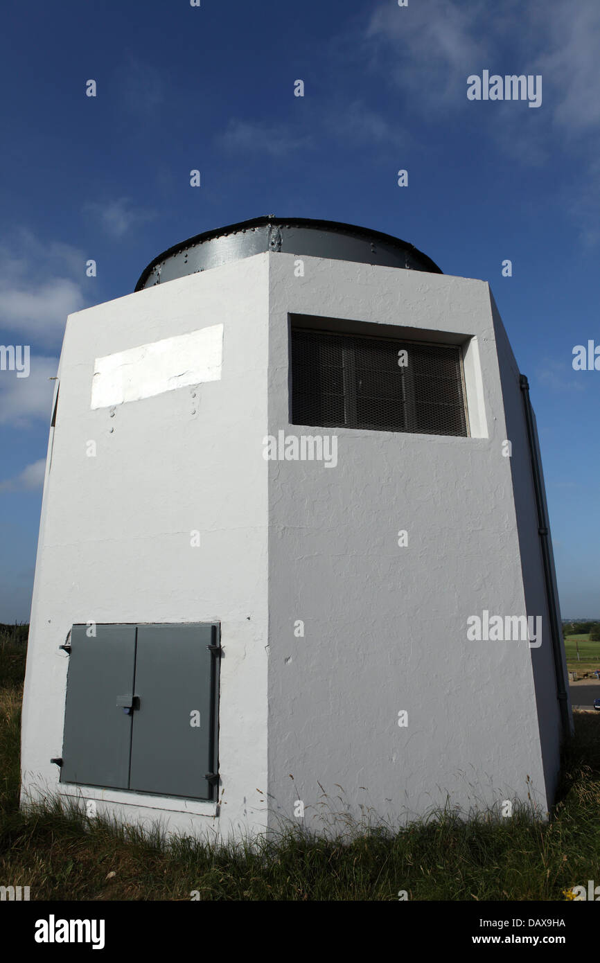 The observation post at Blyth Battery in Northumberland, England. Stock Photo