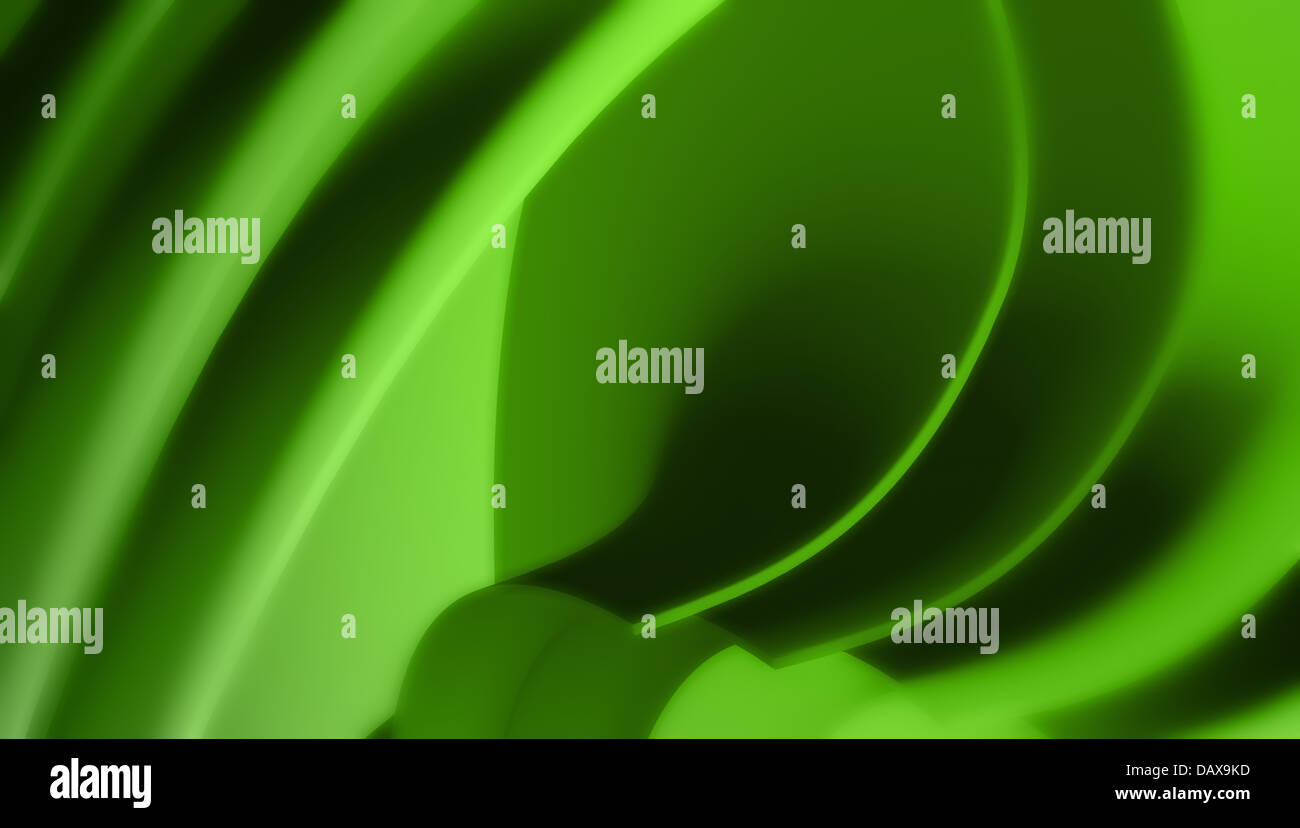Green waves abstract background Stock Photo - Alamy