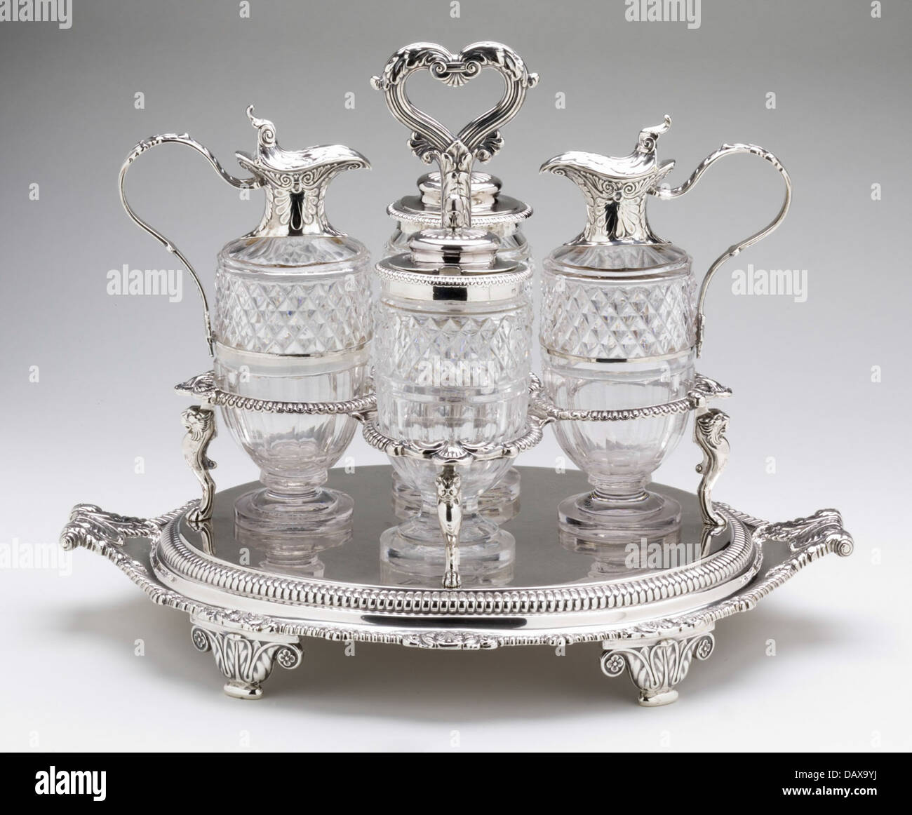 Cruet Stand M.62.46.38.1.5 (1 of 2 Stock Photo Alamy