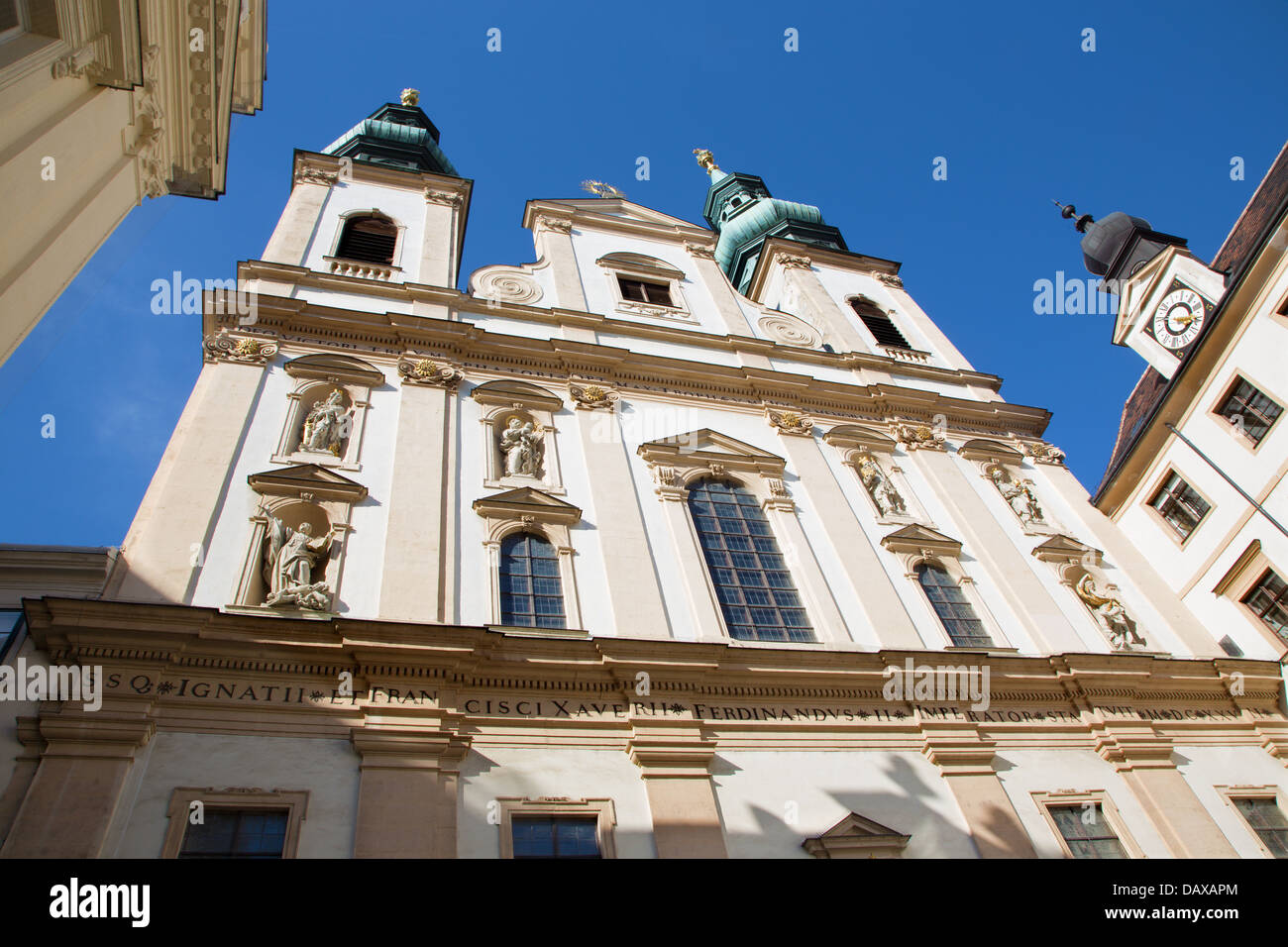 Vienna - jesuits church Stock Photo